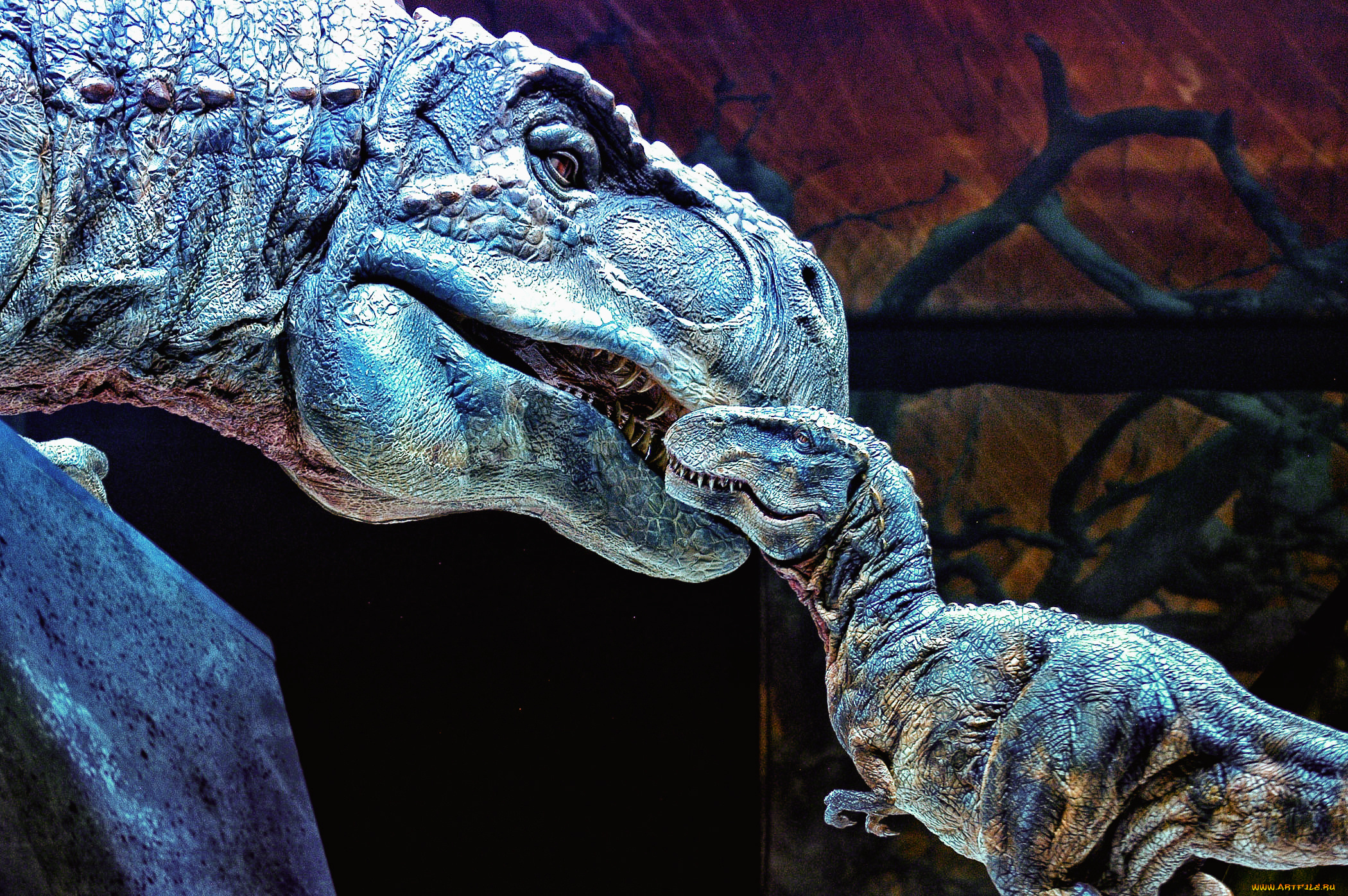 3д, графика, animals, животные, tirex, динозавры