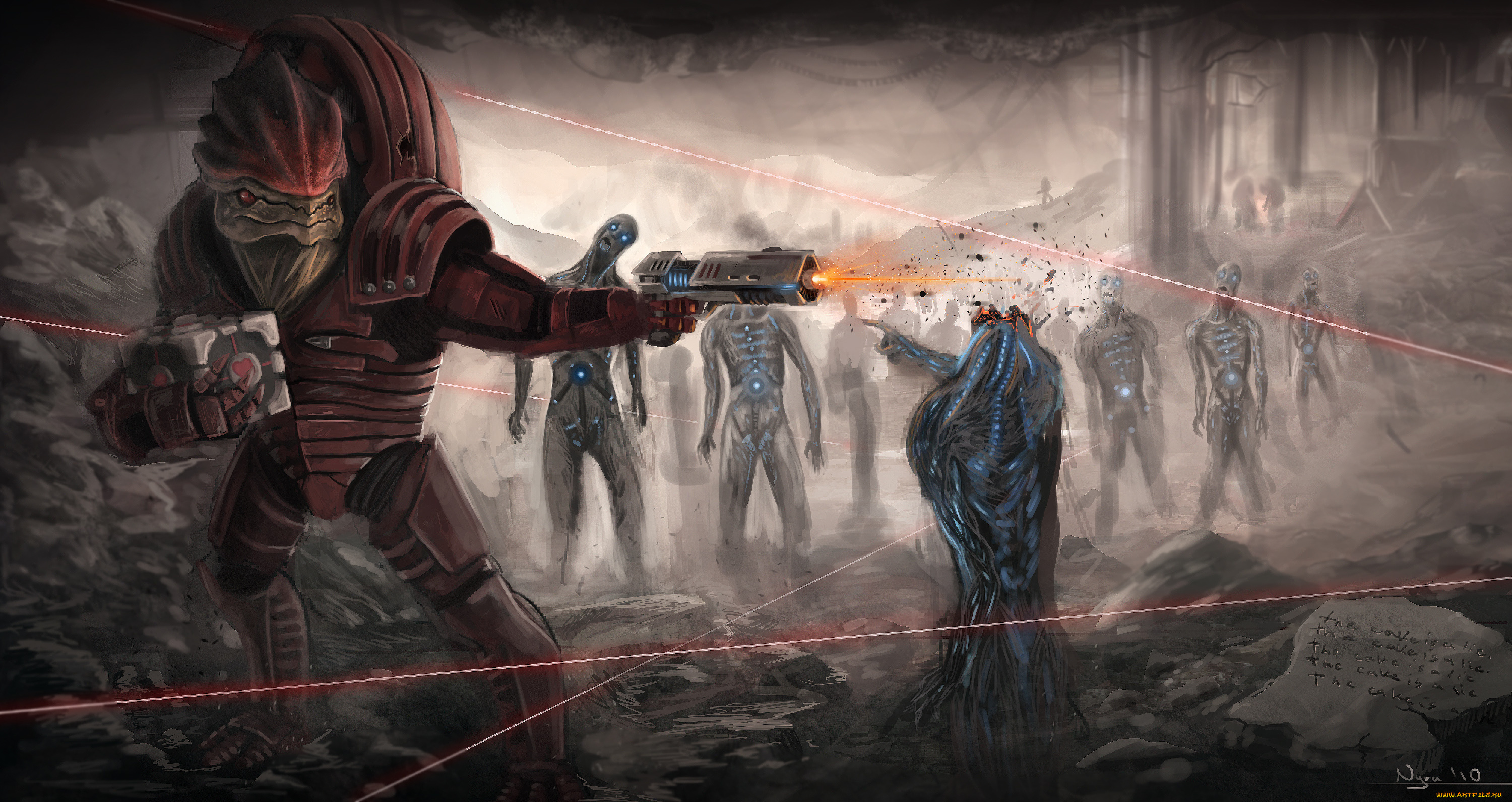 фэнтези, иные, миры, времена, роботы, существа, нежить