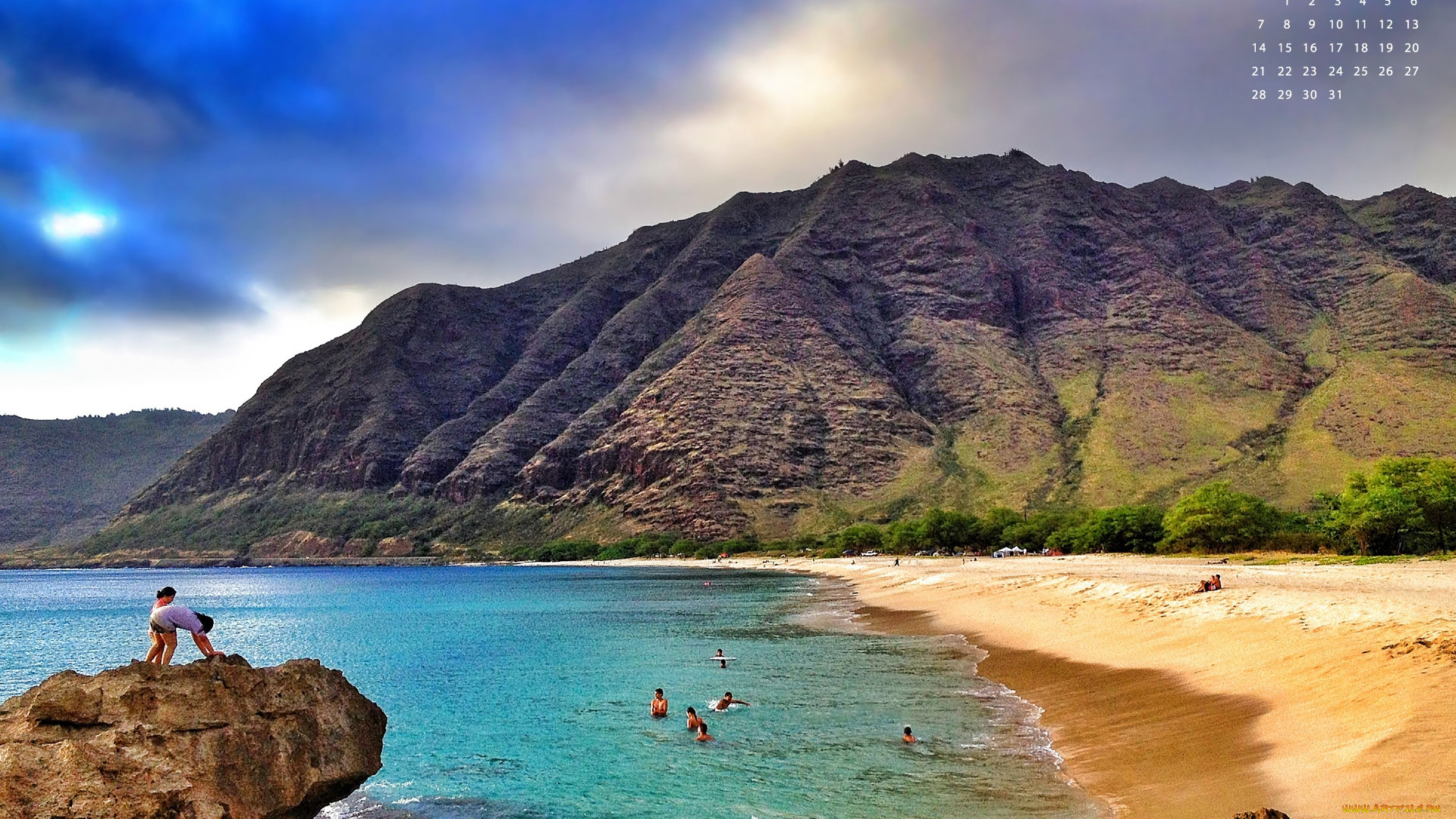 календари, природа, побережье, море, пляж