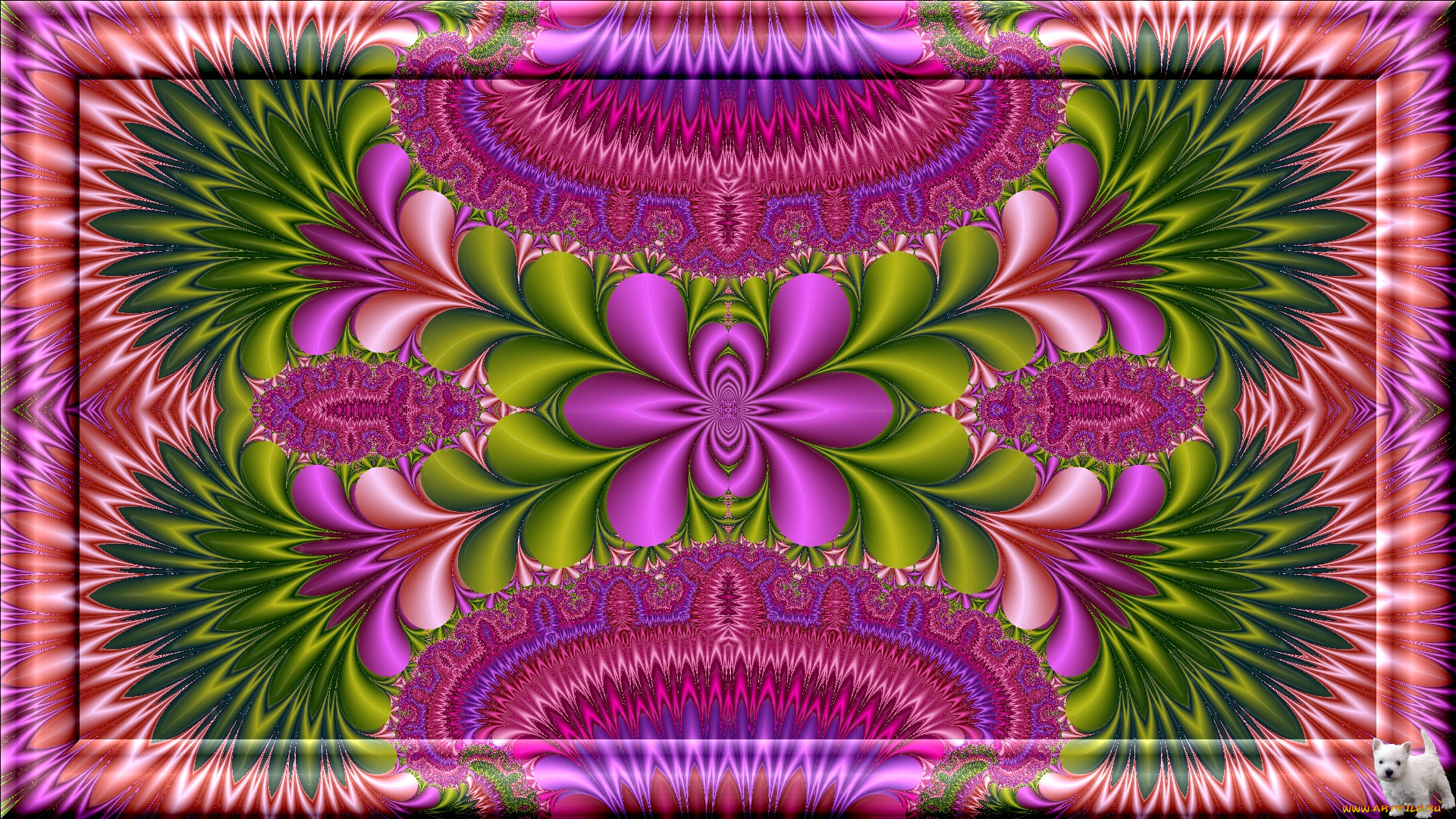 3д, графика, fractal, фракталы, фон, цвета, узор