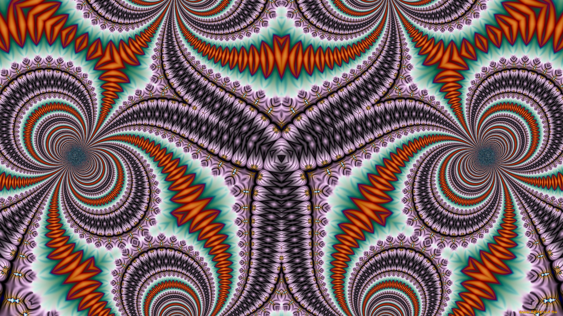 3д, графика, fractal, фракталы, узор, цвета, фон