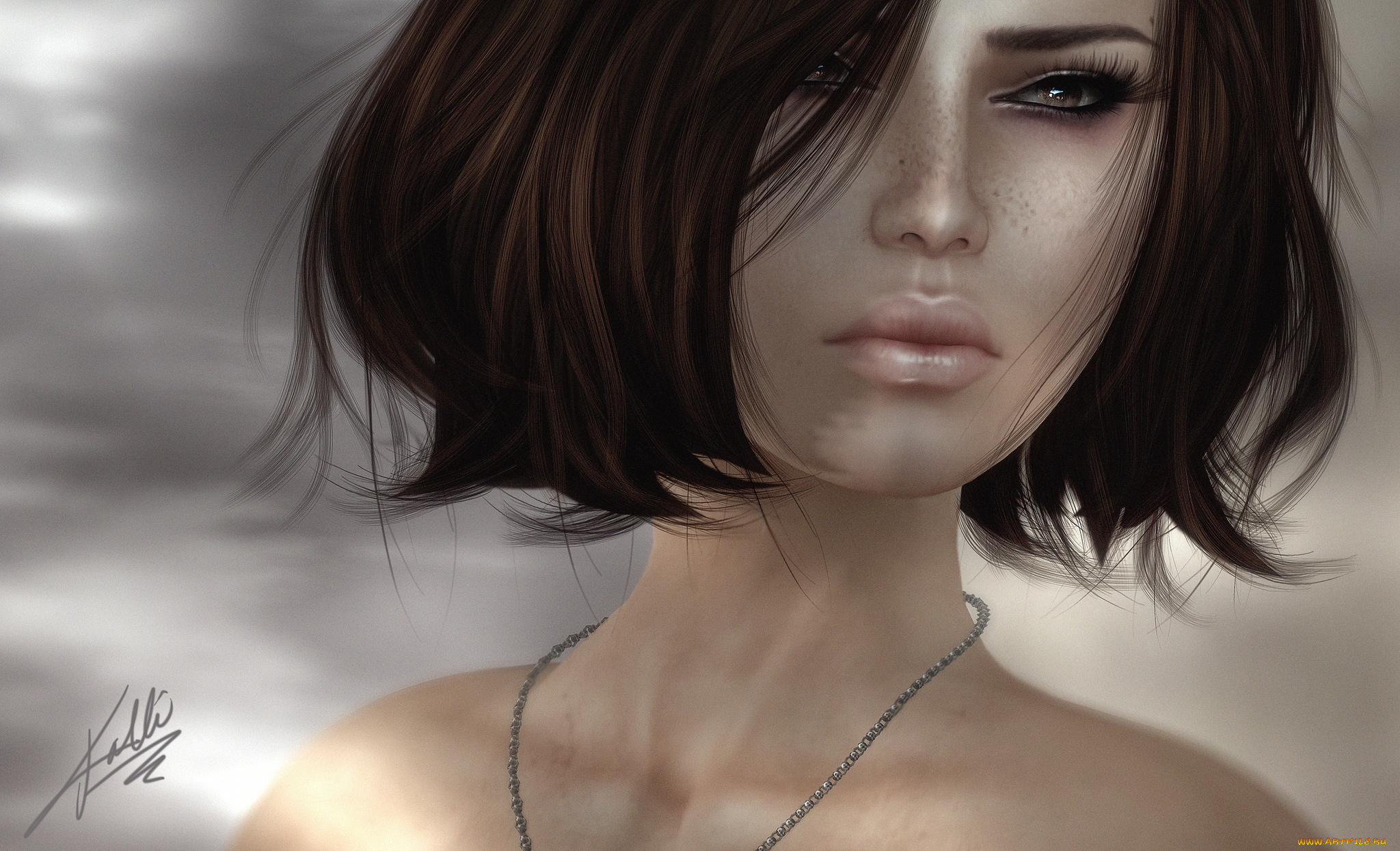 3д, графика, portraits, портрет, лицо