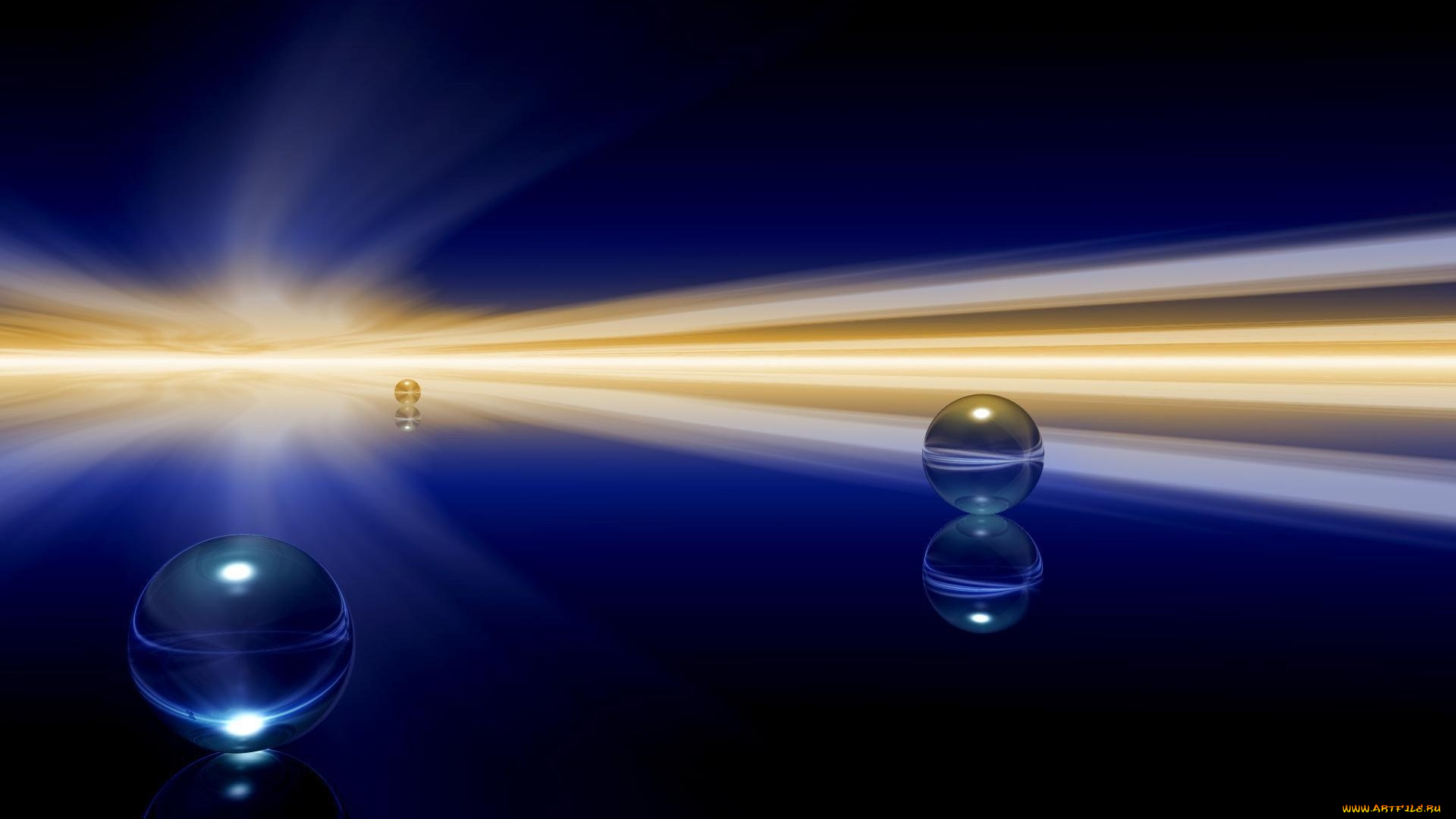 3д, графика, шары, , balls, шары, синий