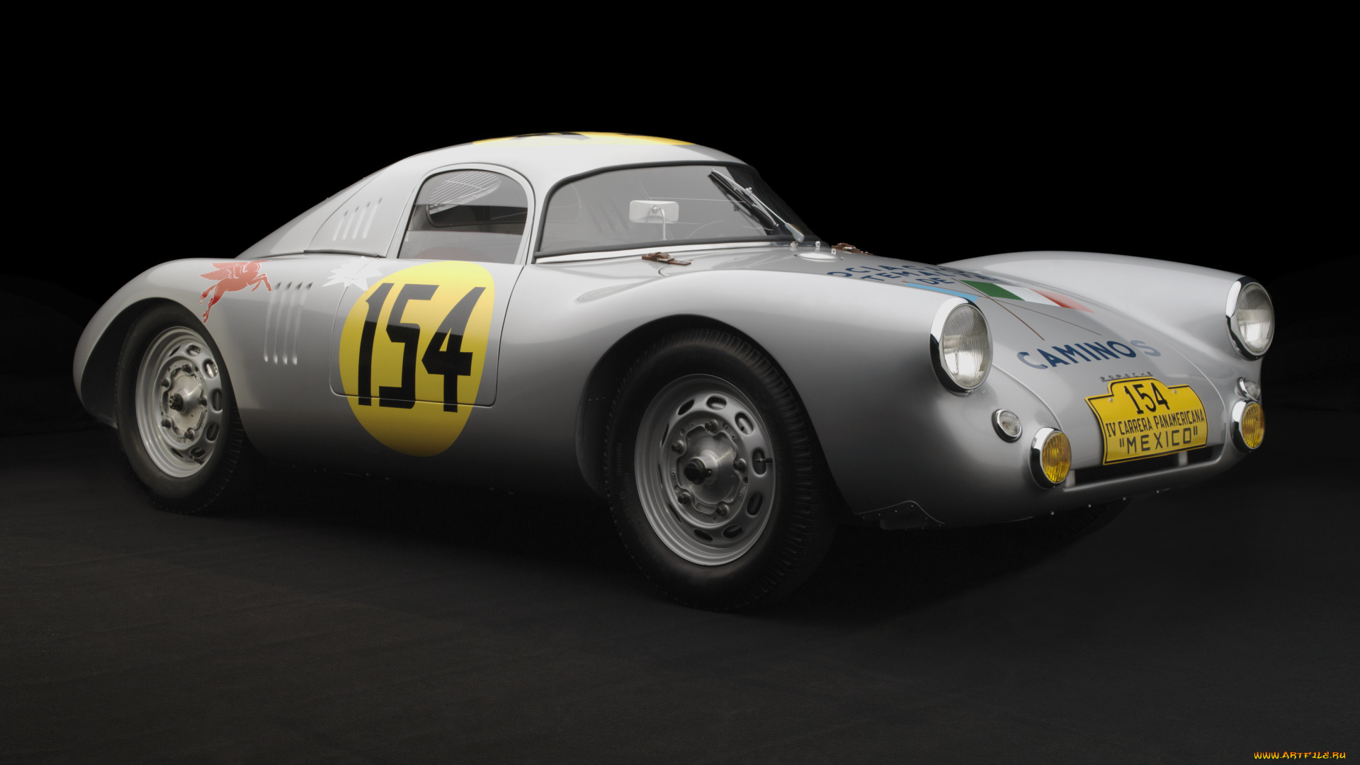 автомобили, porsche, 1953г, 550, carrera, panamericana, coupe