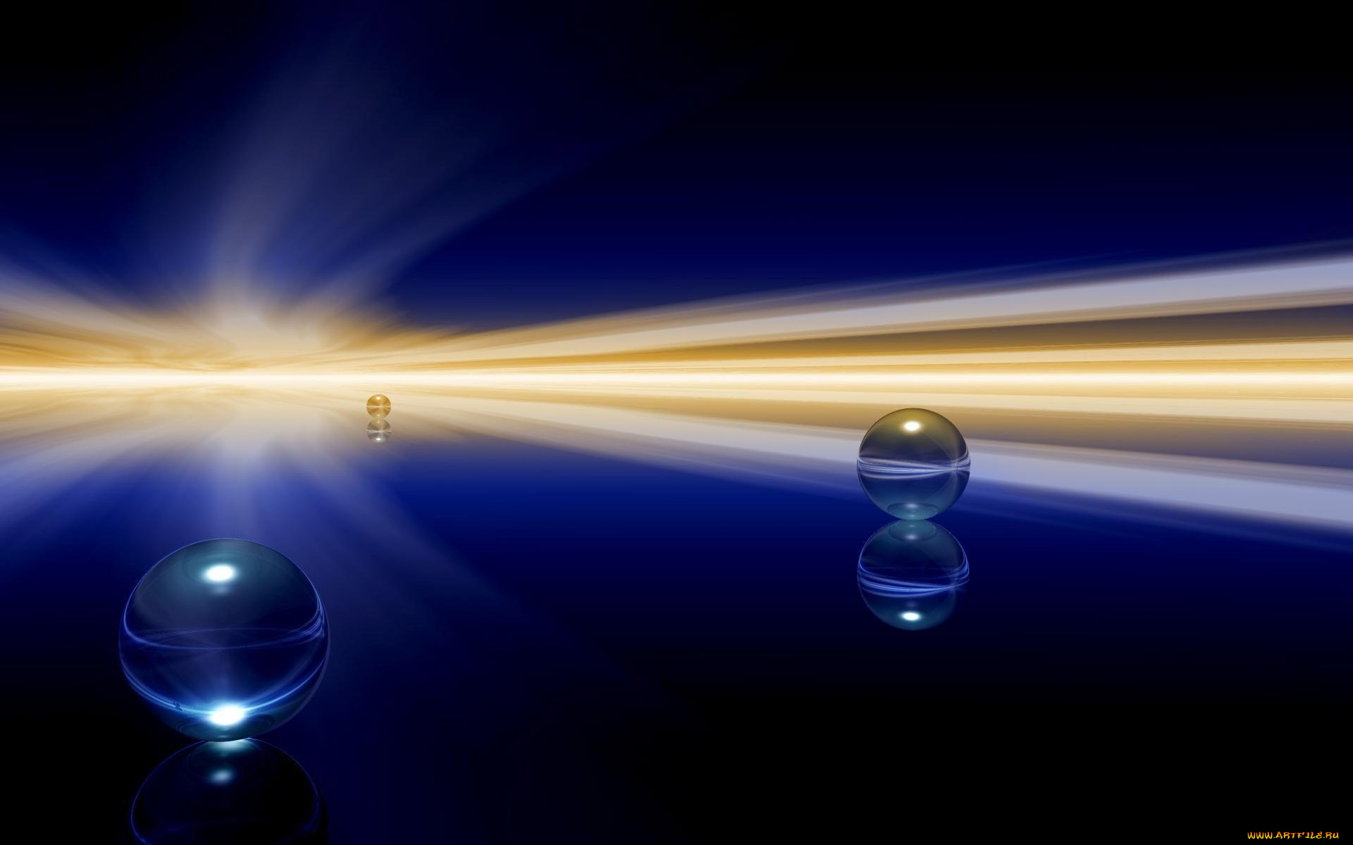 3д, графика, шары, , balls, шары, синий