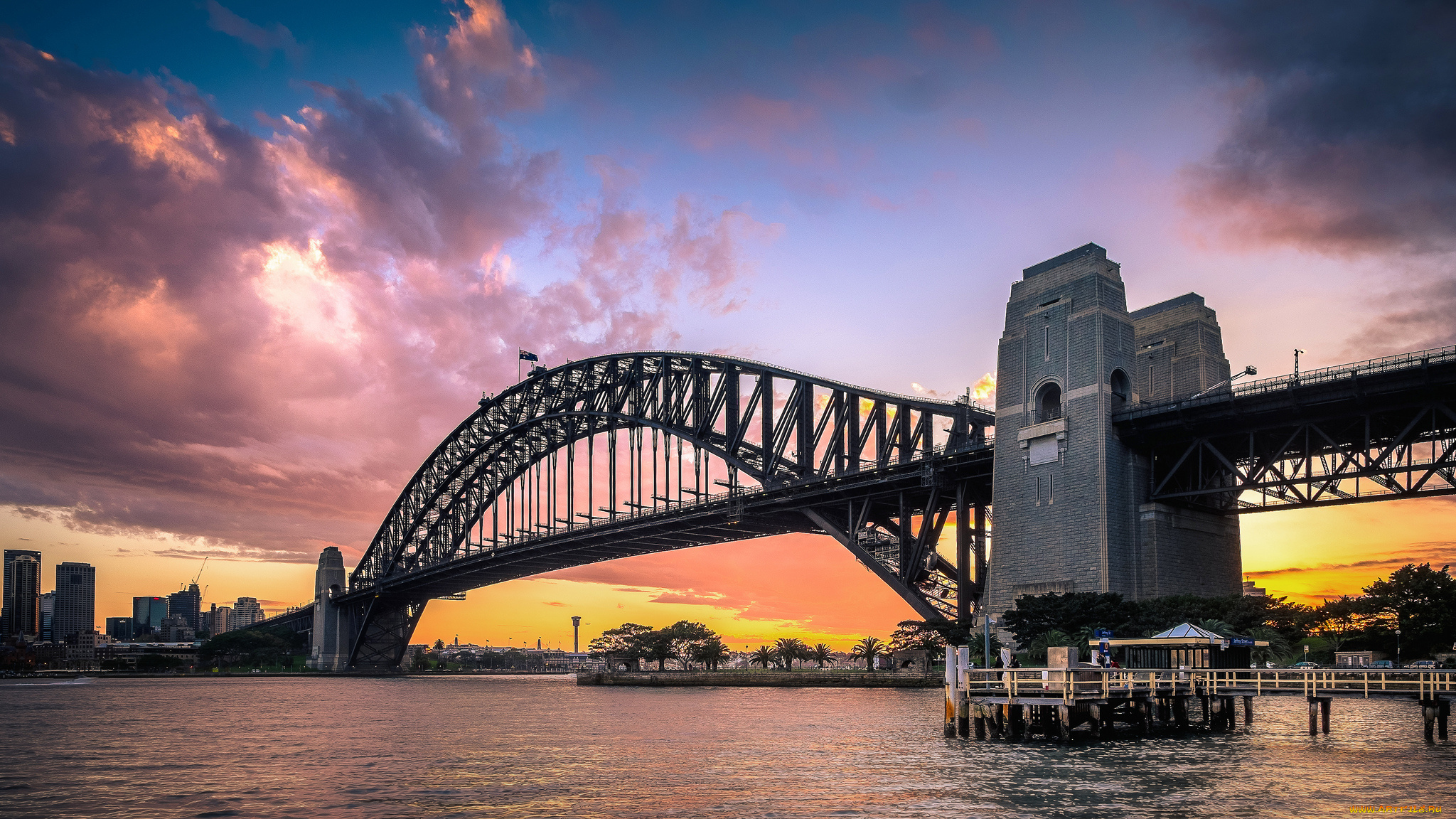 города, -, мосты, мост, река