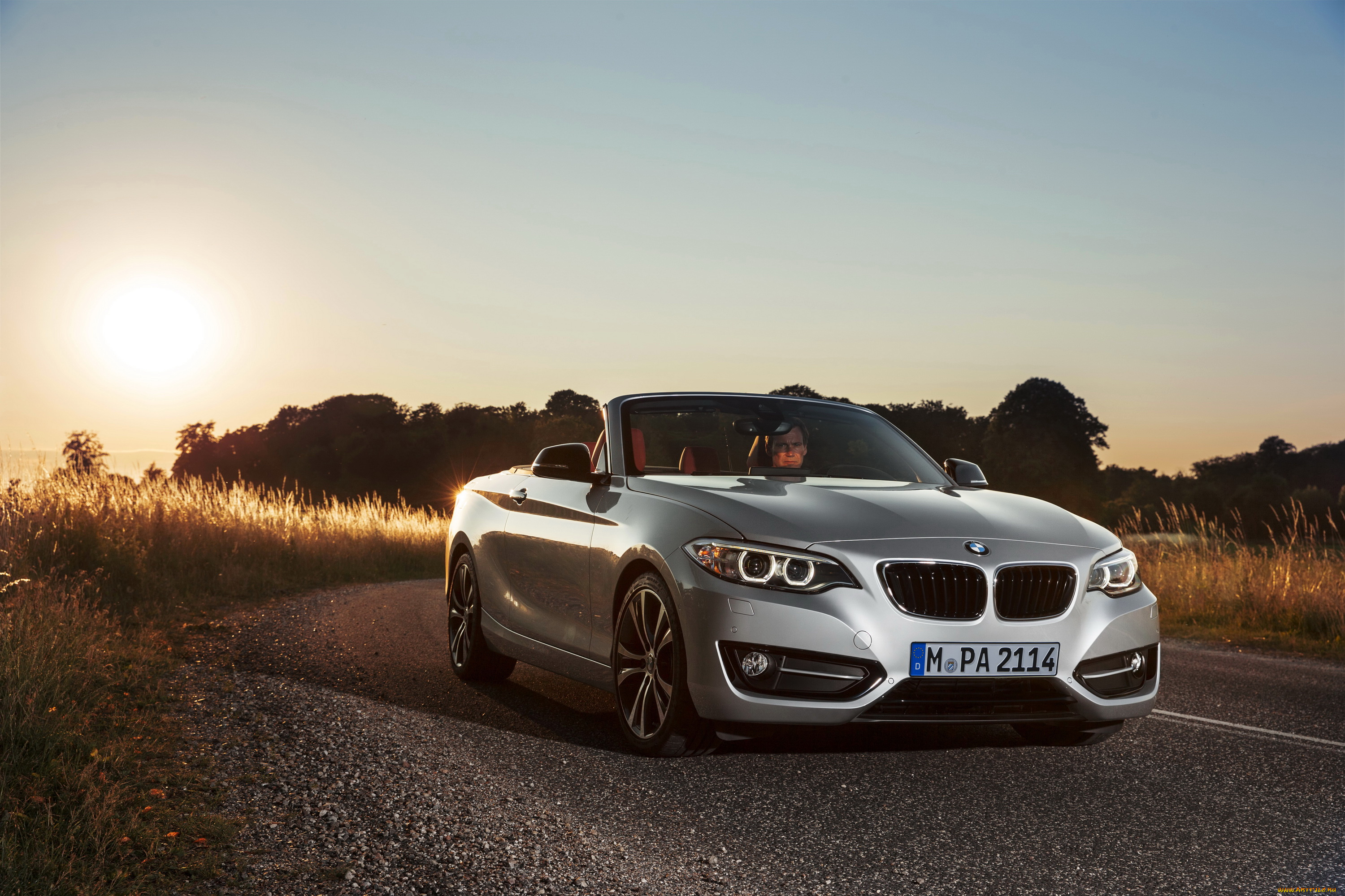 2014, bmw, 228i, f23, convertible, автомобили, bmw, дорога, серебристый, ночь, кабриолет