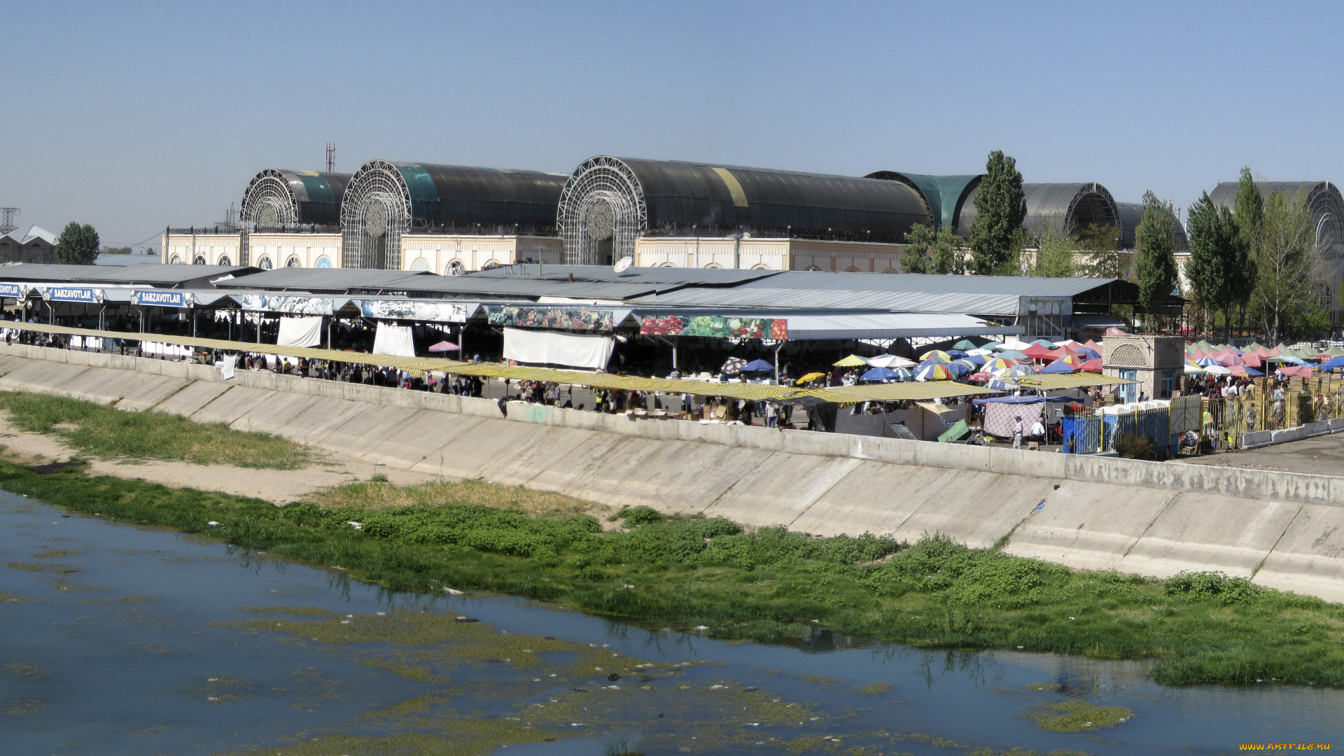 базар, на, куйлюке, города, -, панорамы, рынок, базар, восток, ташкент