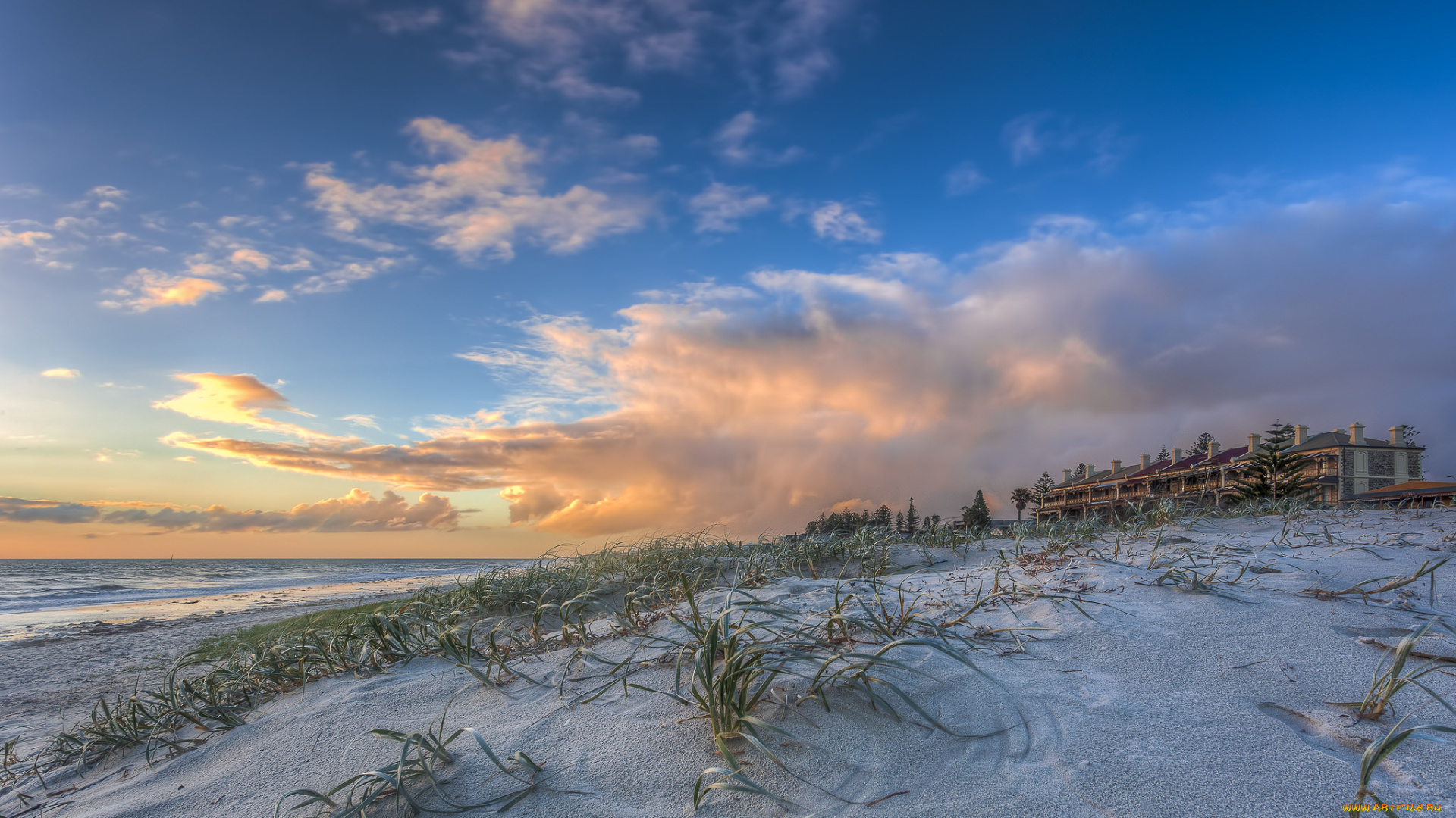 grange, hotel, города, -, пейзажи, отель, побережье