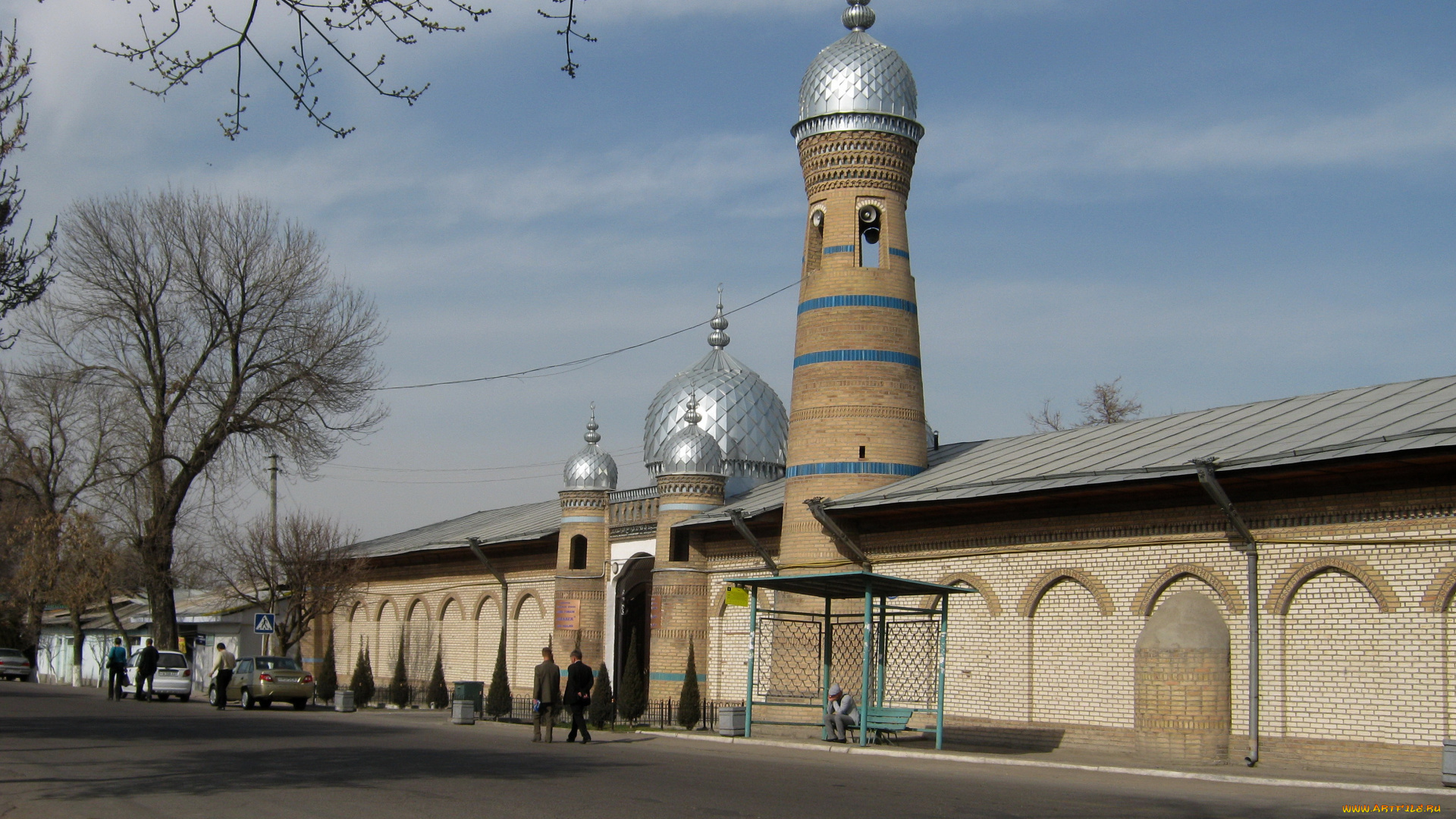 одна, из, многочисленных, мечетей, города, -, мечети, , медресе, мечети, медресе, восток, ташкент
