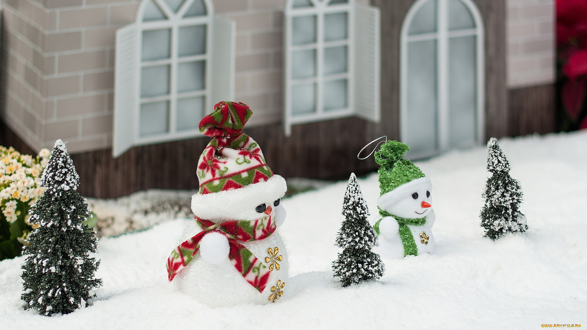 праздничные, снеговики, новый, год