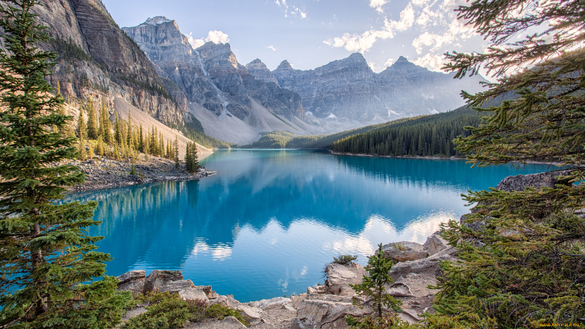 природа, реки, озера, река, лес, горы