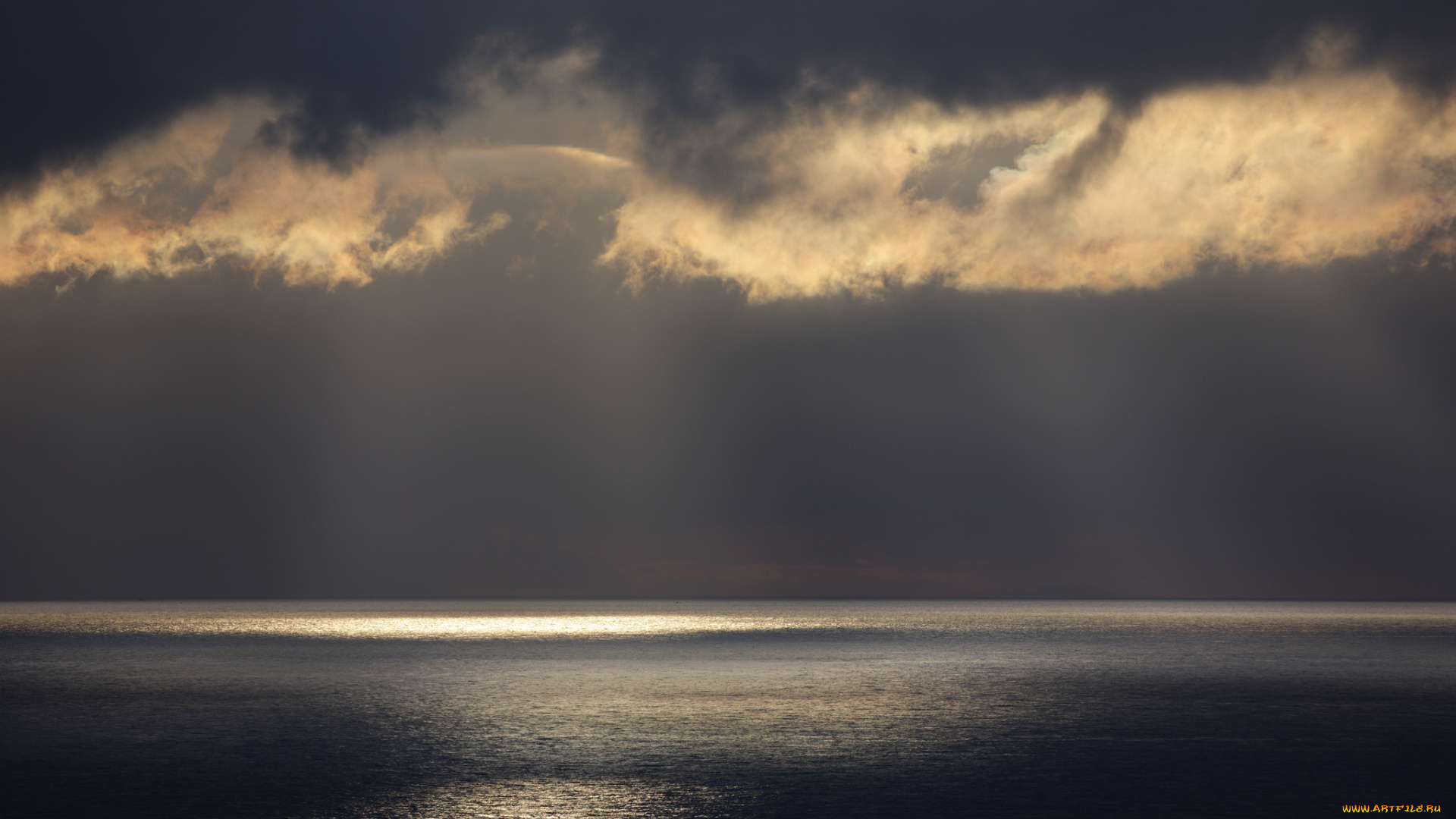 природа, восходы, закаты, лучи, тучи, море