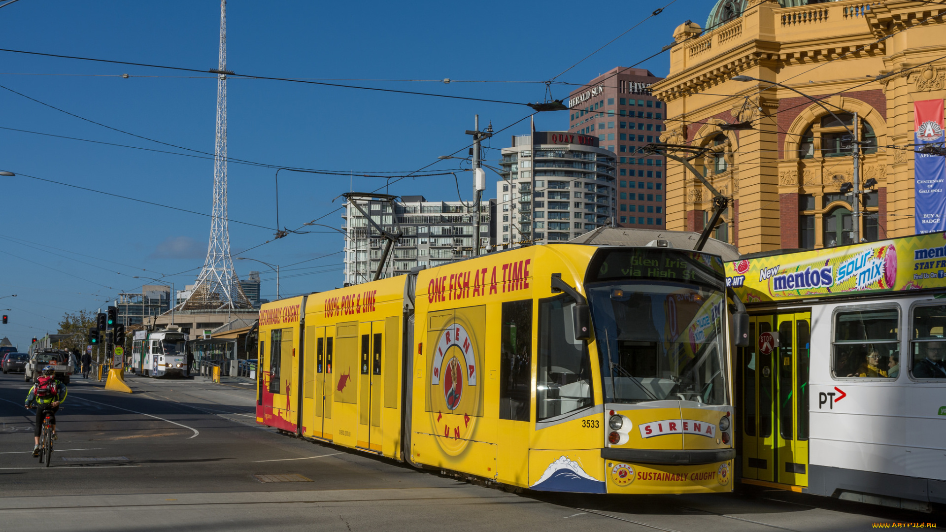 техника, трамваи, трамвай, рельсы, транспорт