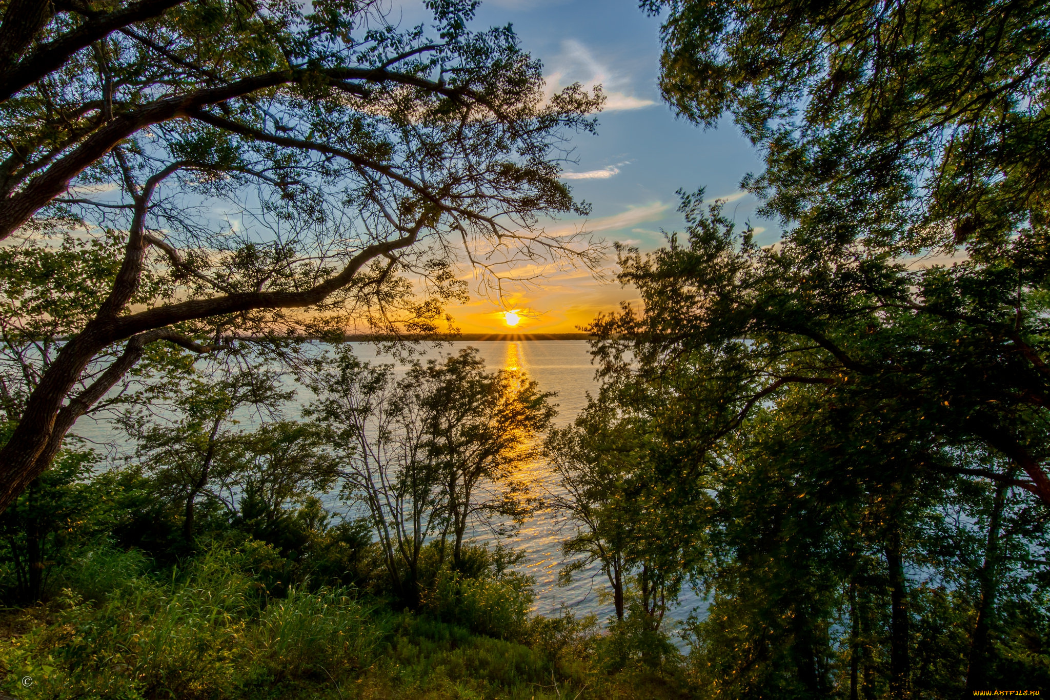 природа, восходы, закаты, закат