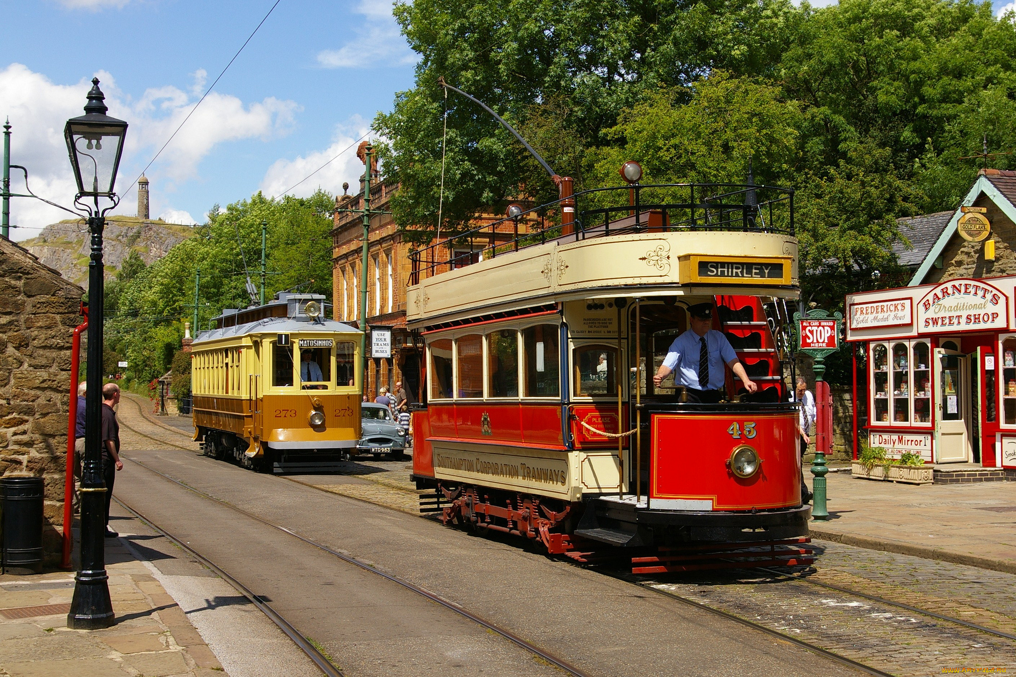 техника, трамваи, рельсы, трамвай, транспорт