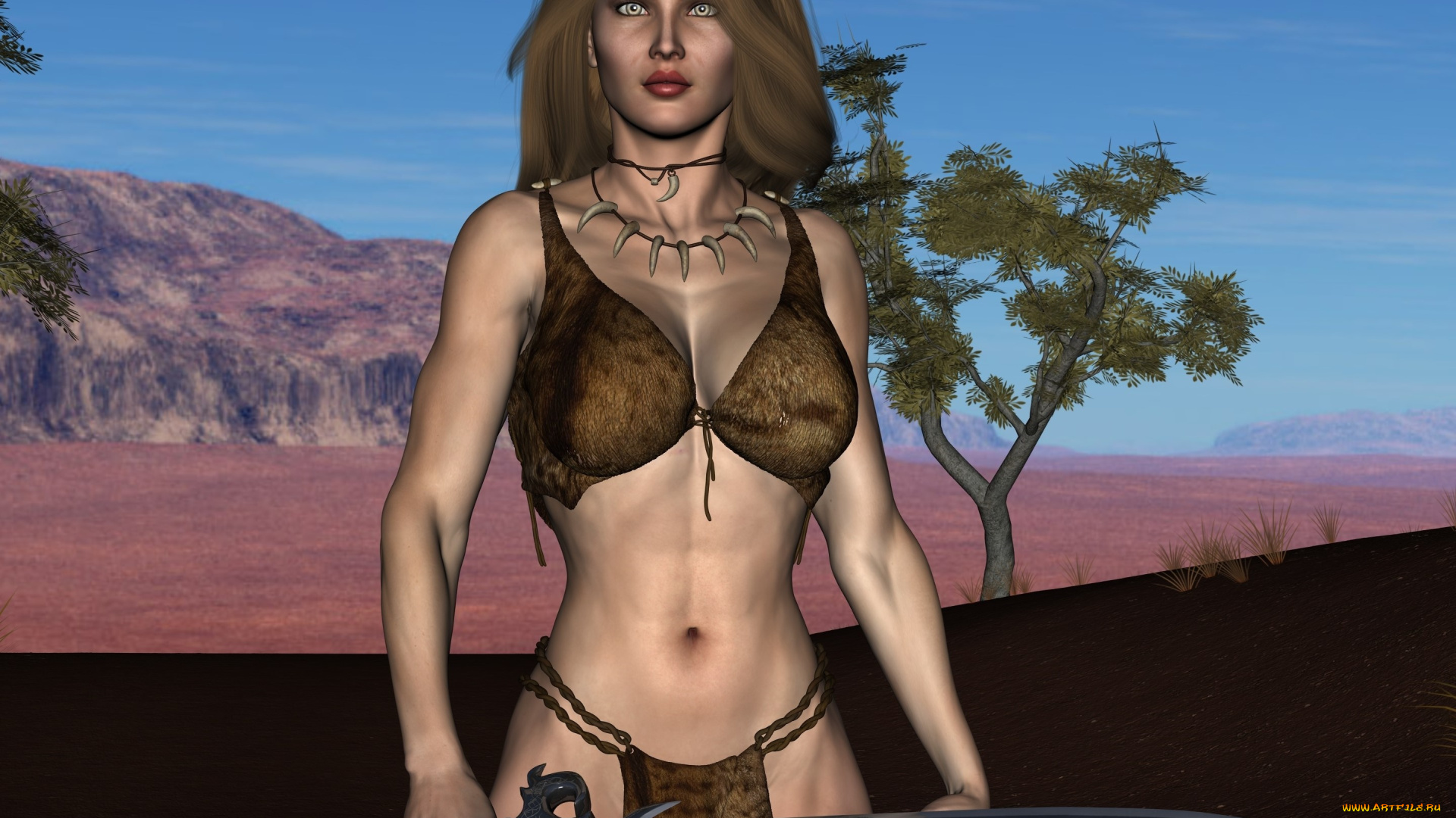 3д, графика, амазонки, , amazon, фон, взгляд, девушка, оружие