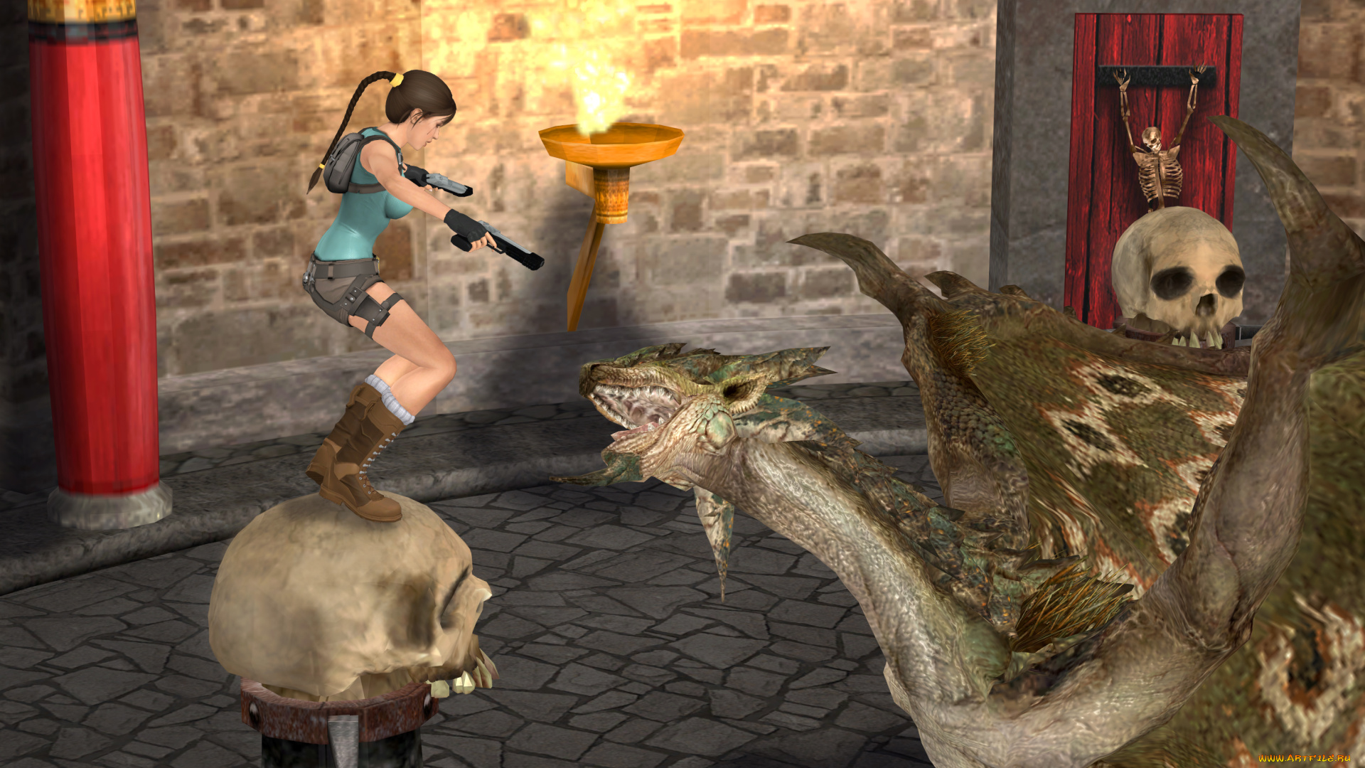 3д, графика, фантазия, , fantasy, взгляд, девушка, дракон, фон