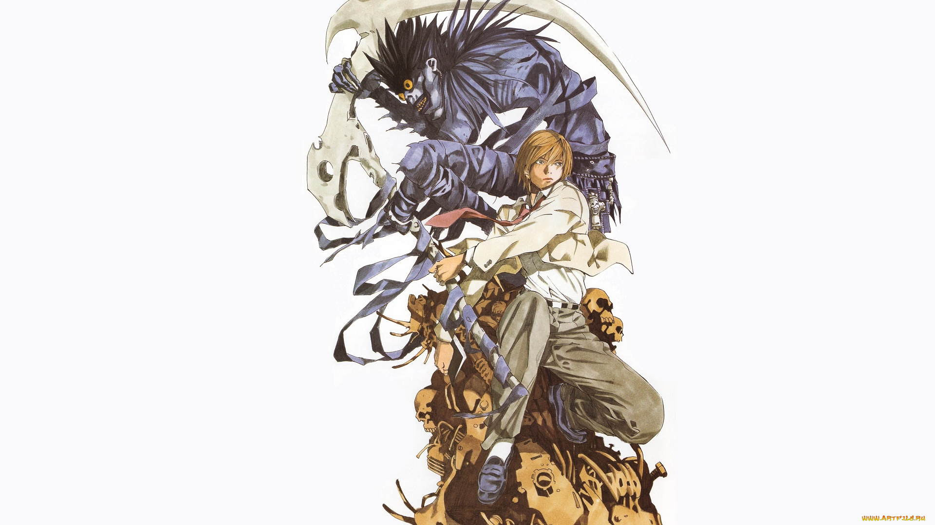 аниме, death, note, персонажи