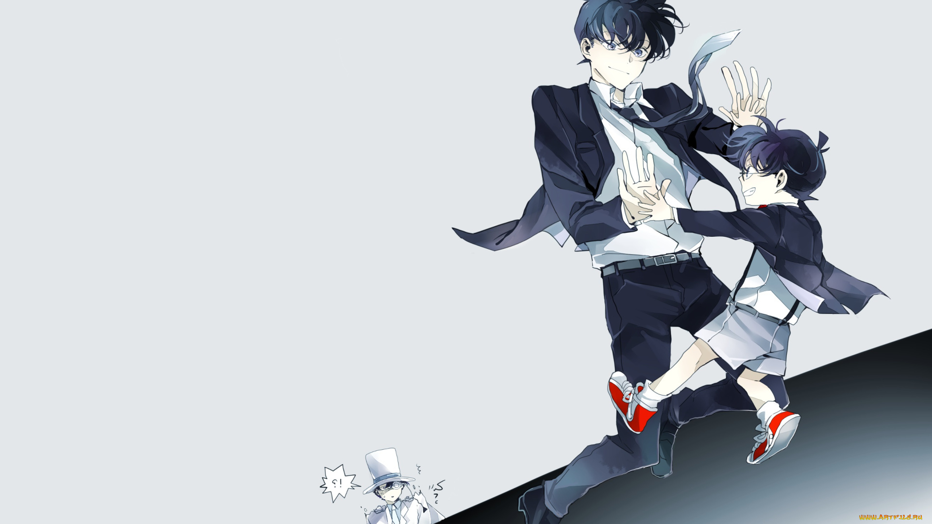 аниме, detective, conan, , magic, kaito, персонажи