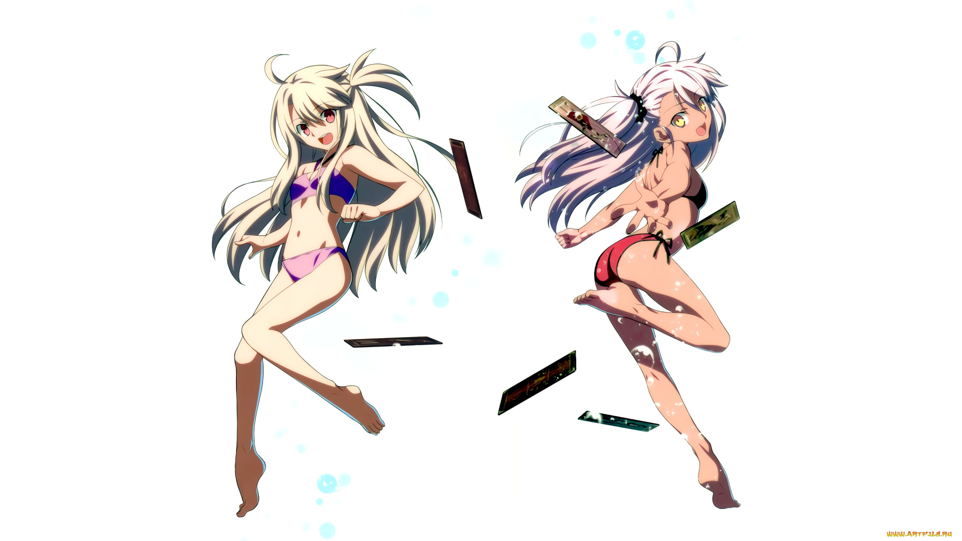 аниме, fate, stay, night, девушки