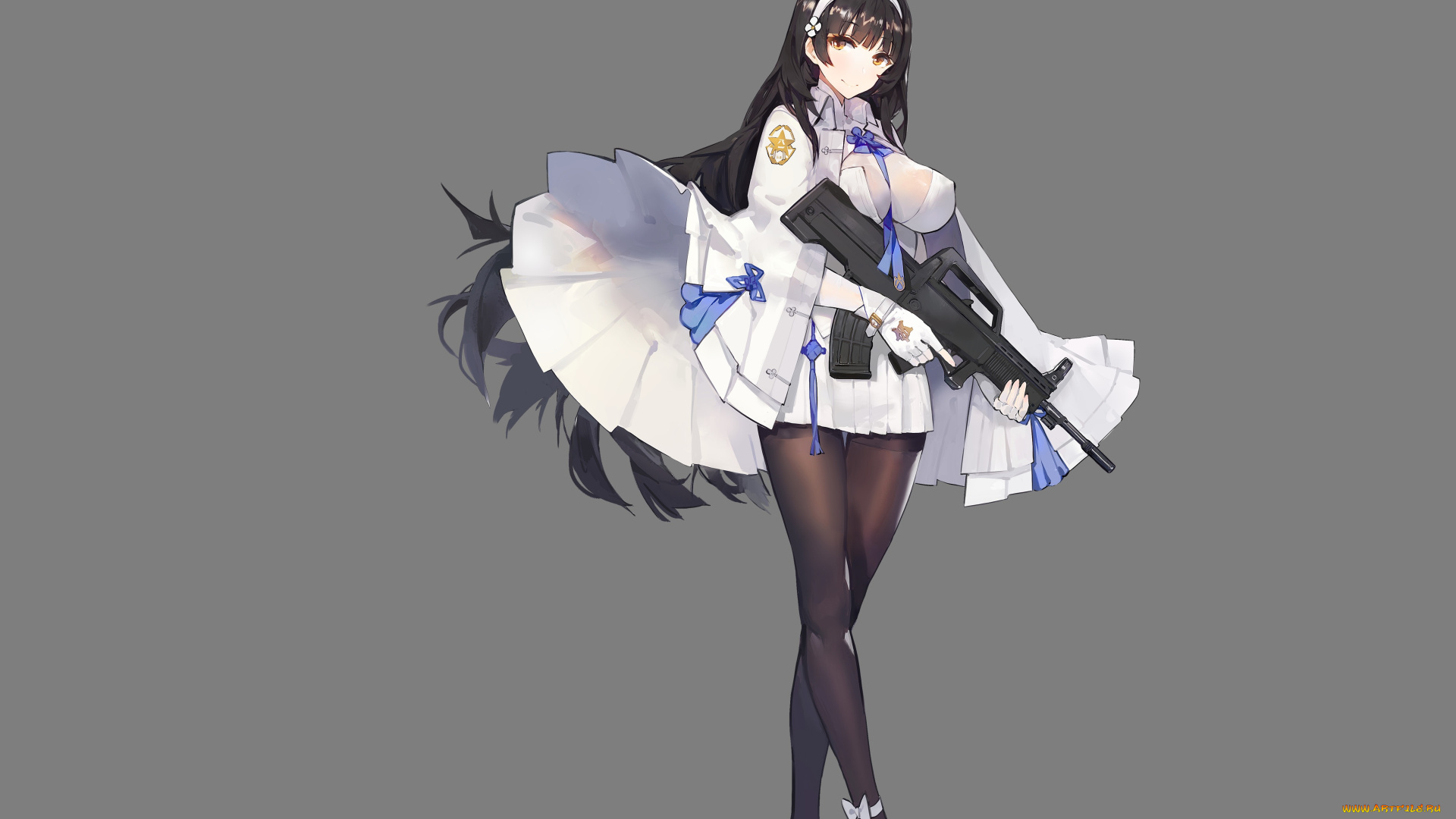 аниме, girls, frontline, девушка, оружие