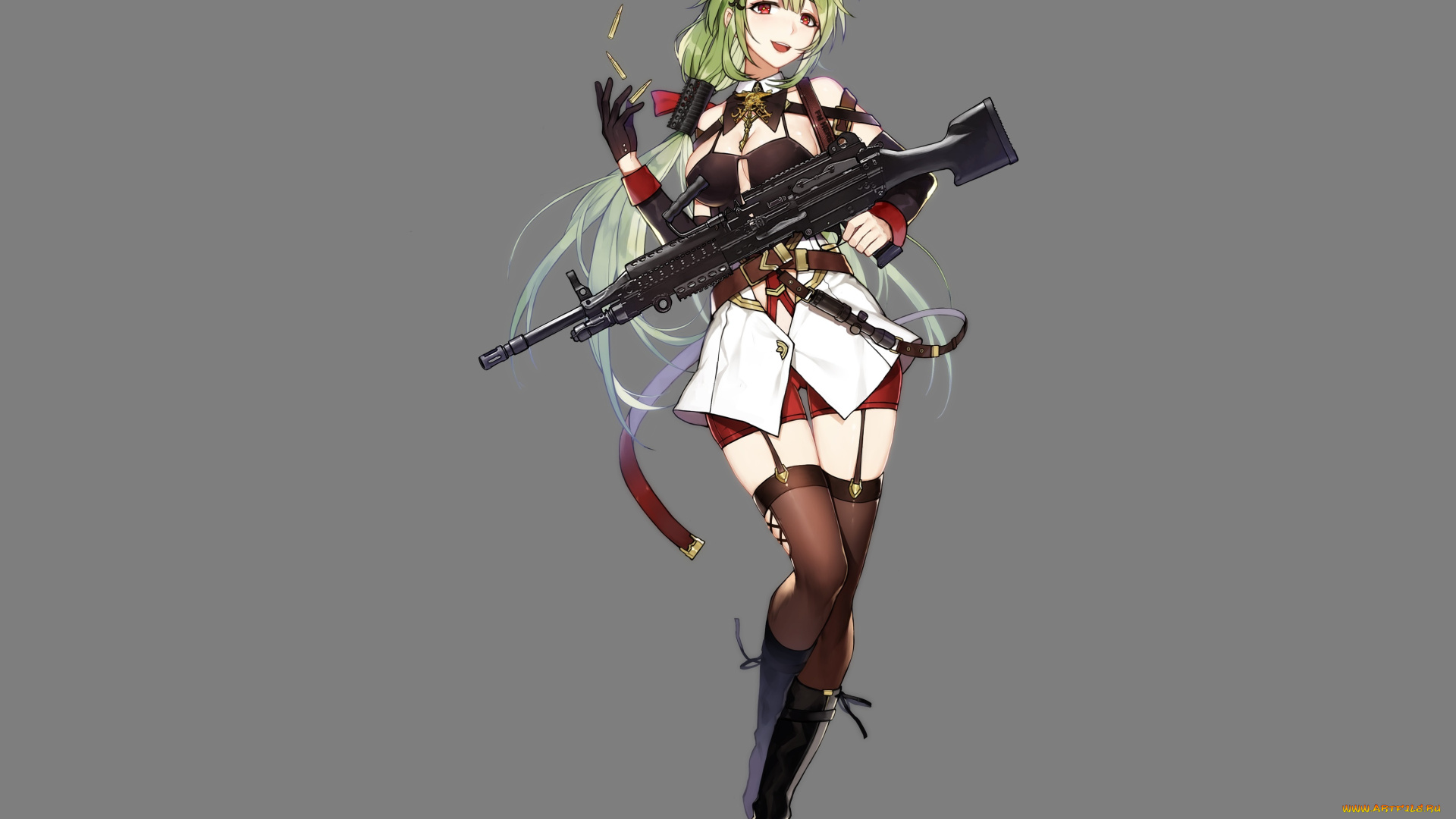 аниме, girls, frontline, девушка, оружие