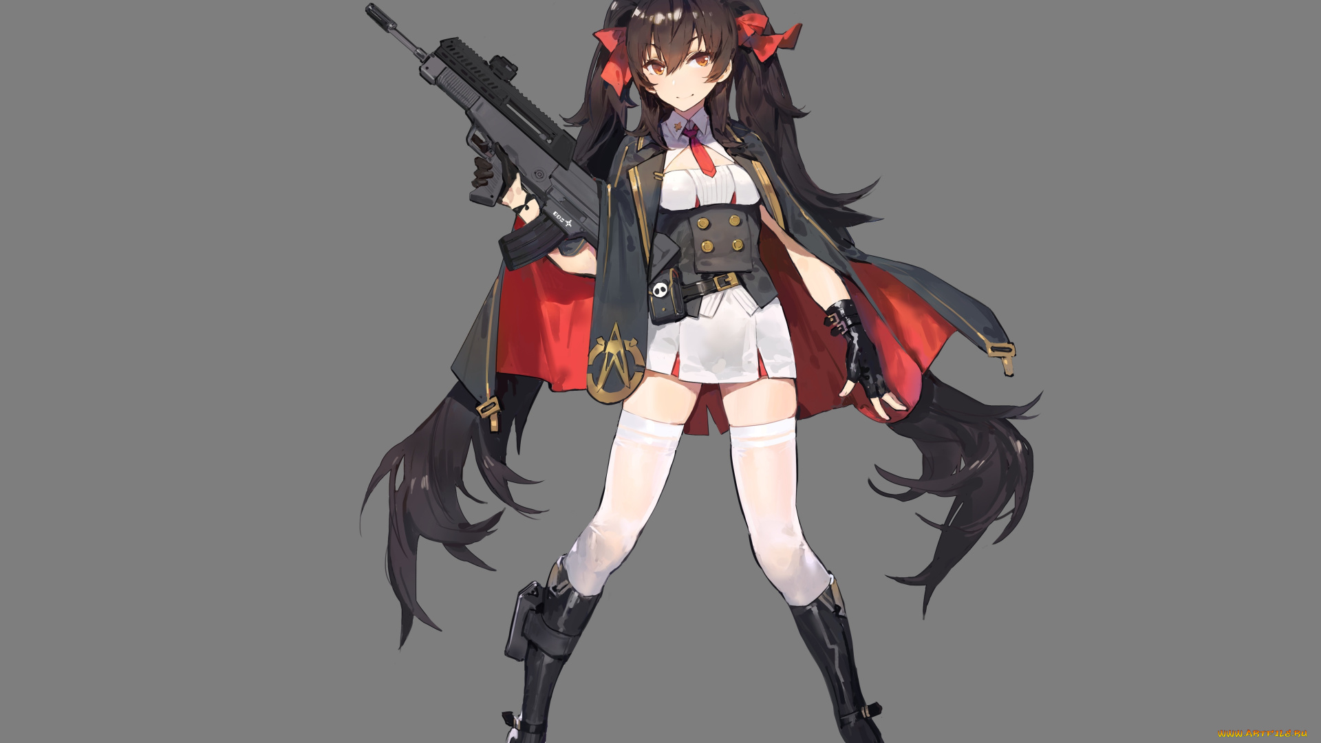 аниме, girls, frontline, девушка, оружие