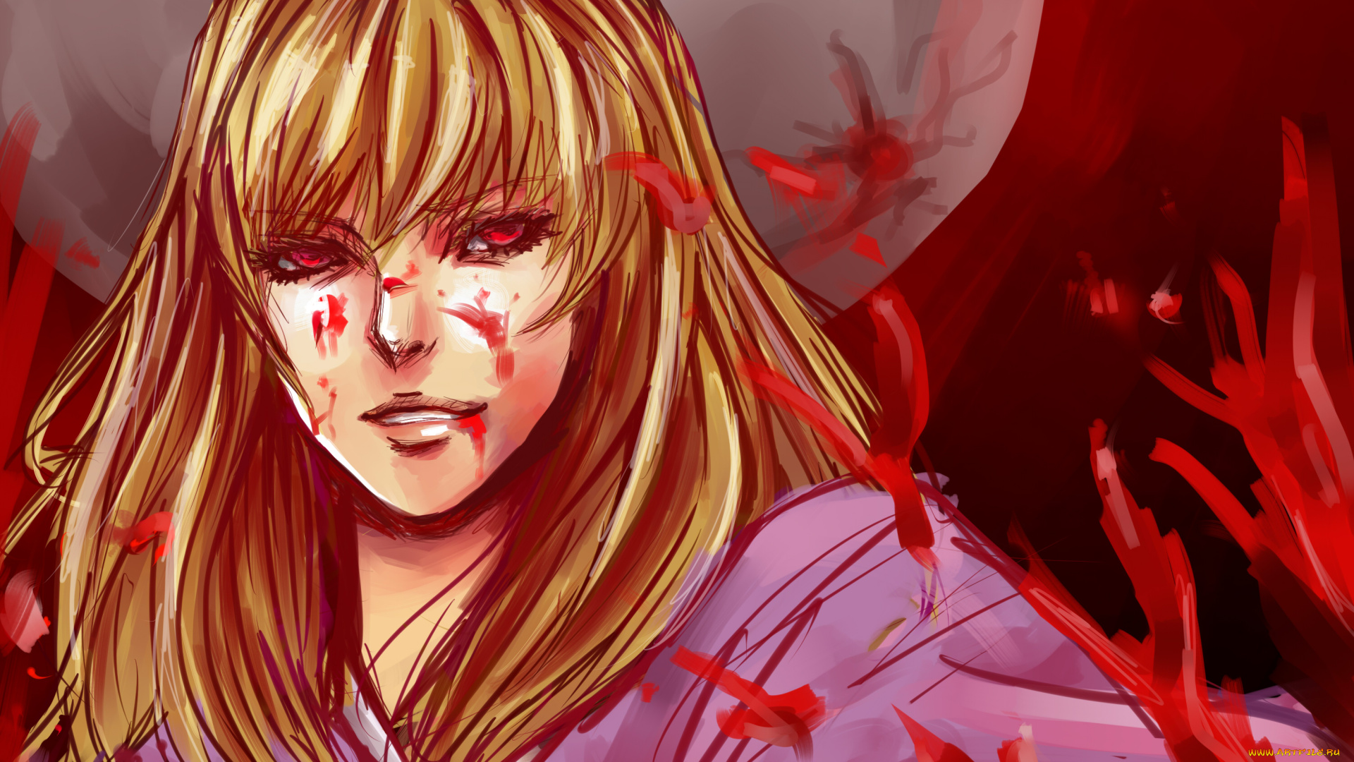 аниме, mai-hime, fujino, shizuru