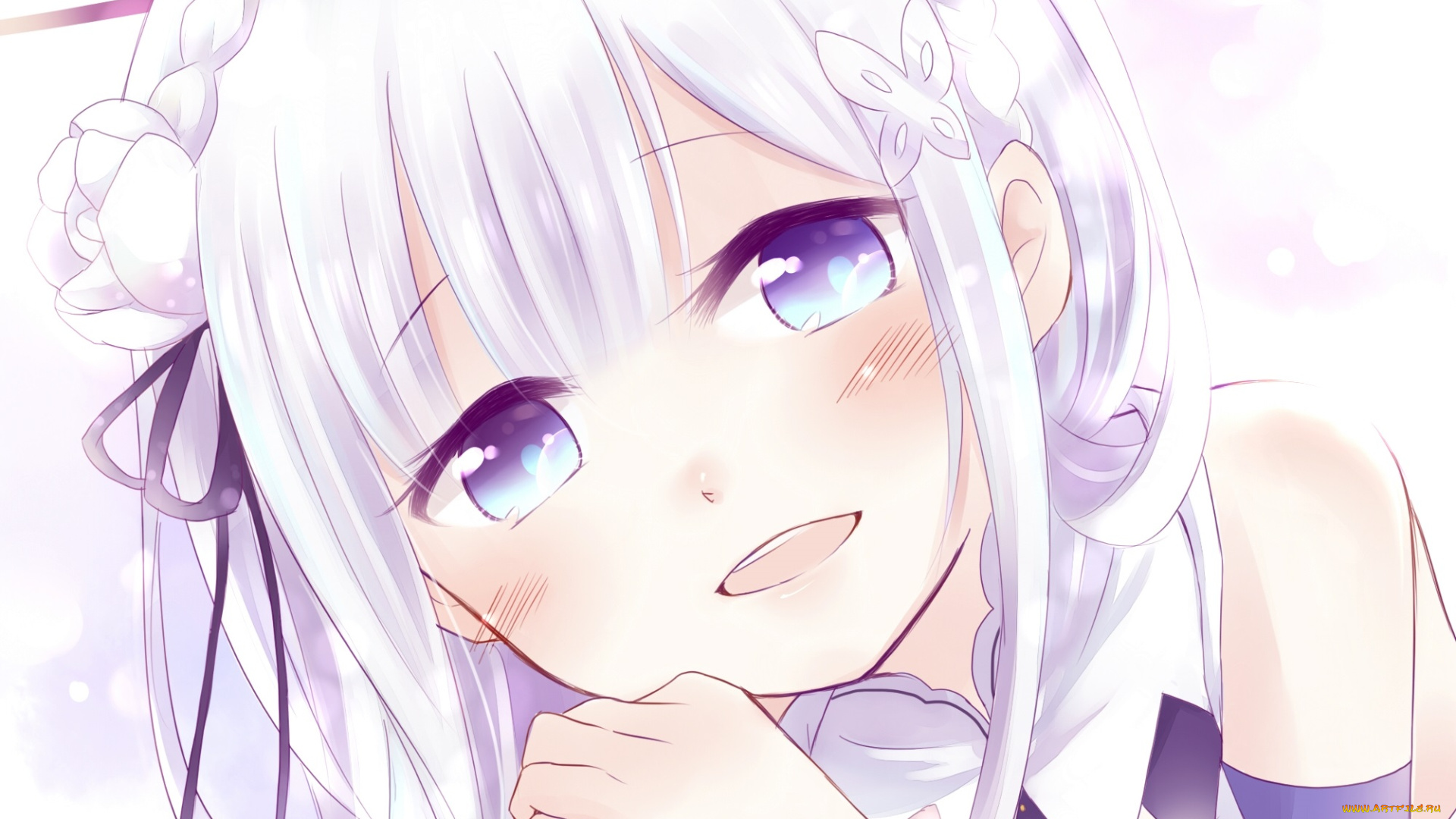 аниме, re, , zero, kara, hajimeru, isekai, seikatsu, эмилия