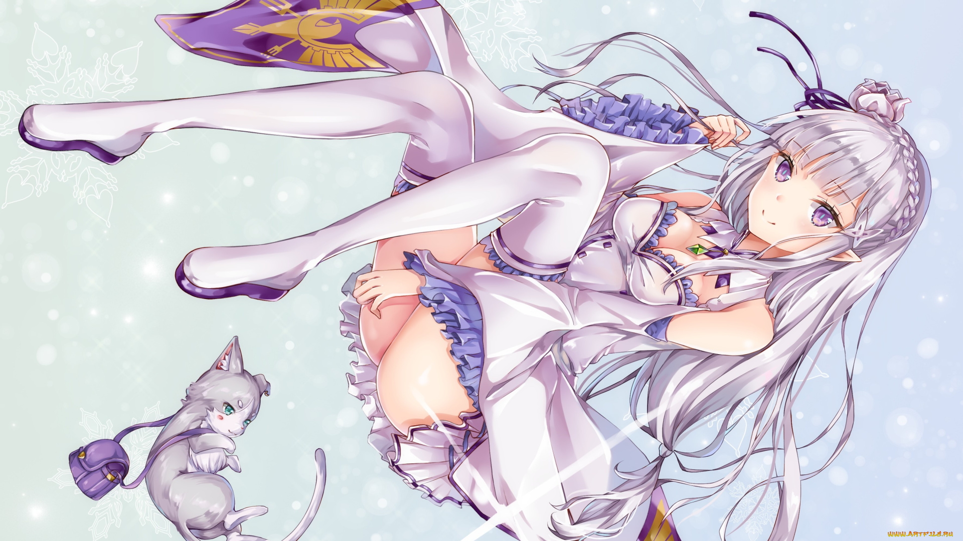 аниме, re, , zero, kara, hajimeru, isekai, seikatsu, emilia, pack