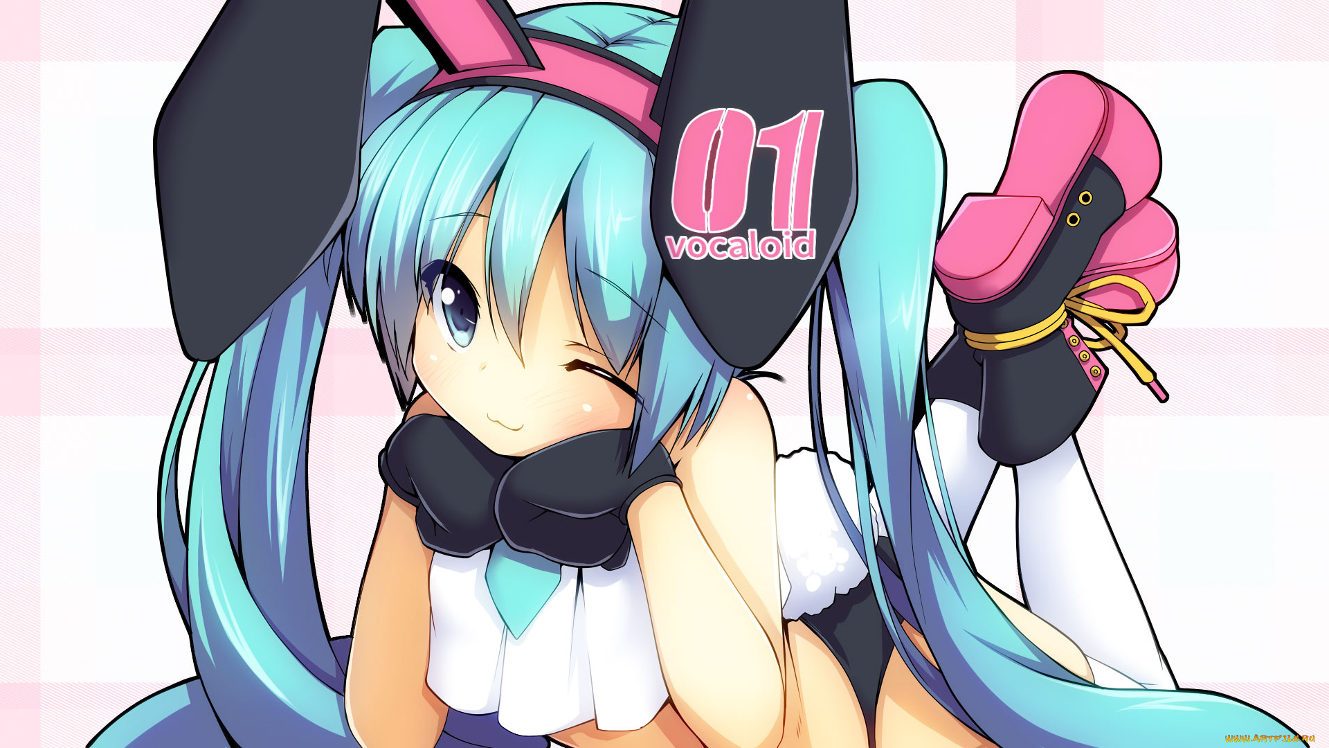 аниме, vocaloid, hatsune, miku