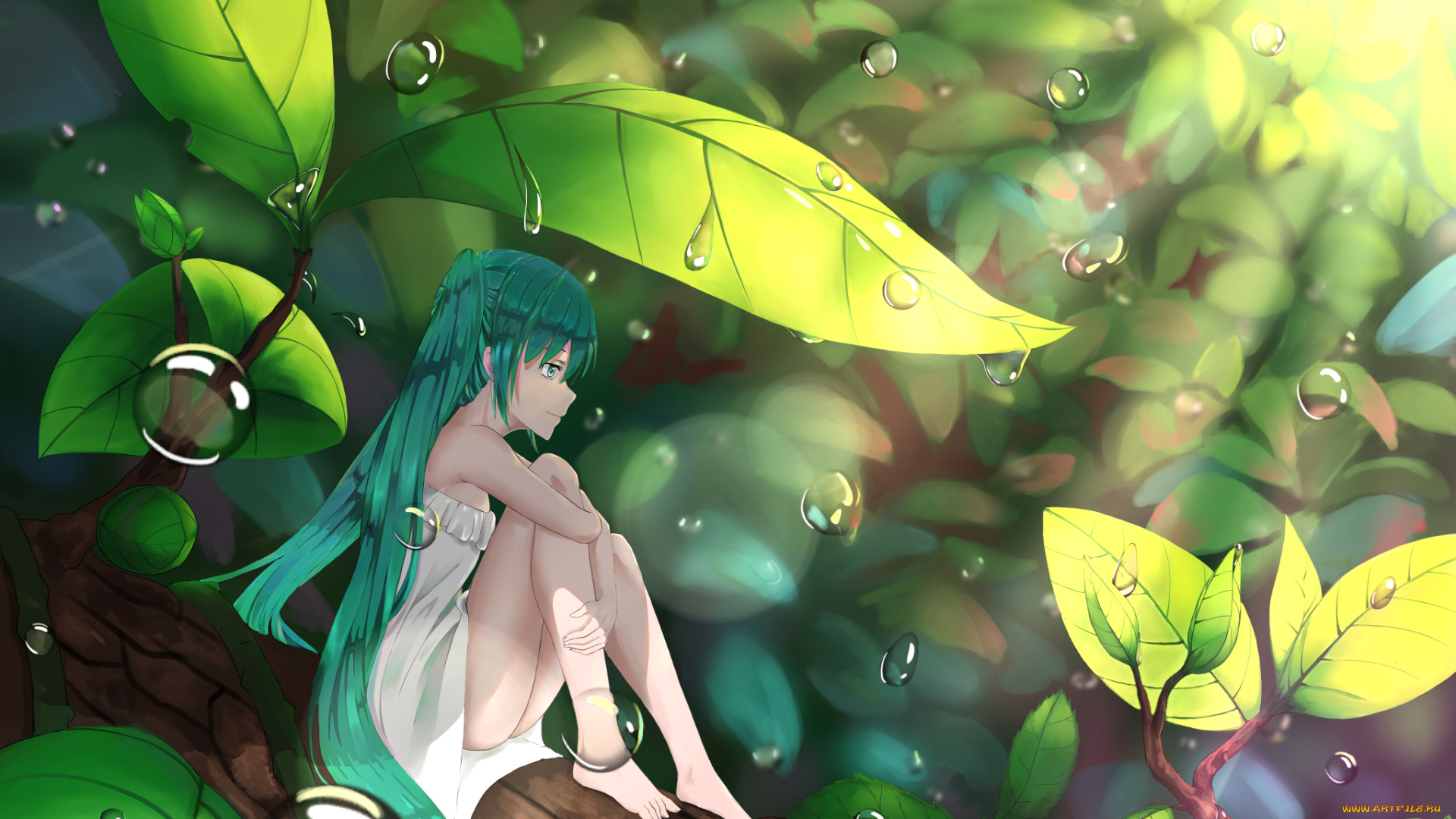 аниме, vocaloid, hatsune, miku