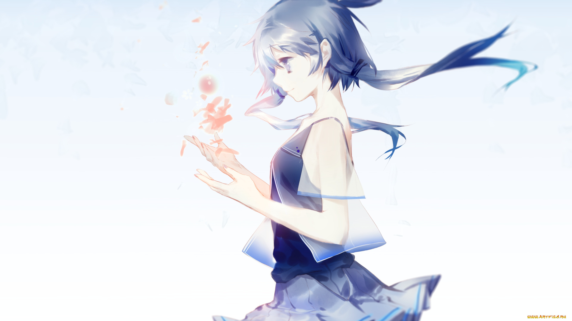 аниме, vocaloid, luo, tianyi