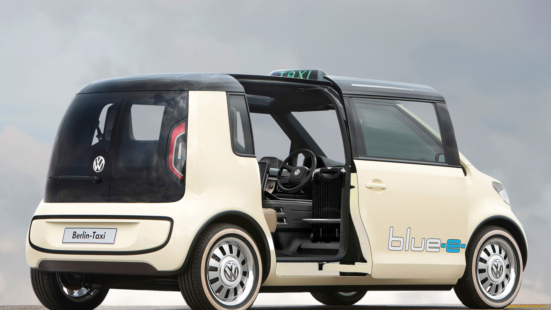 volkswagen, berlin, taxi, concept, 2010, автомобили, volkswagen, concept, taxi, berlin, 2010