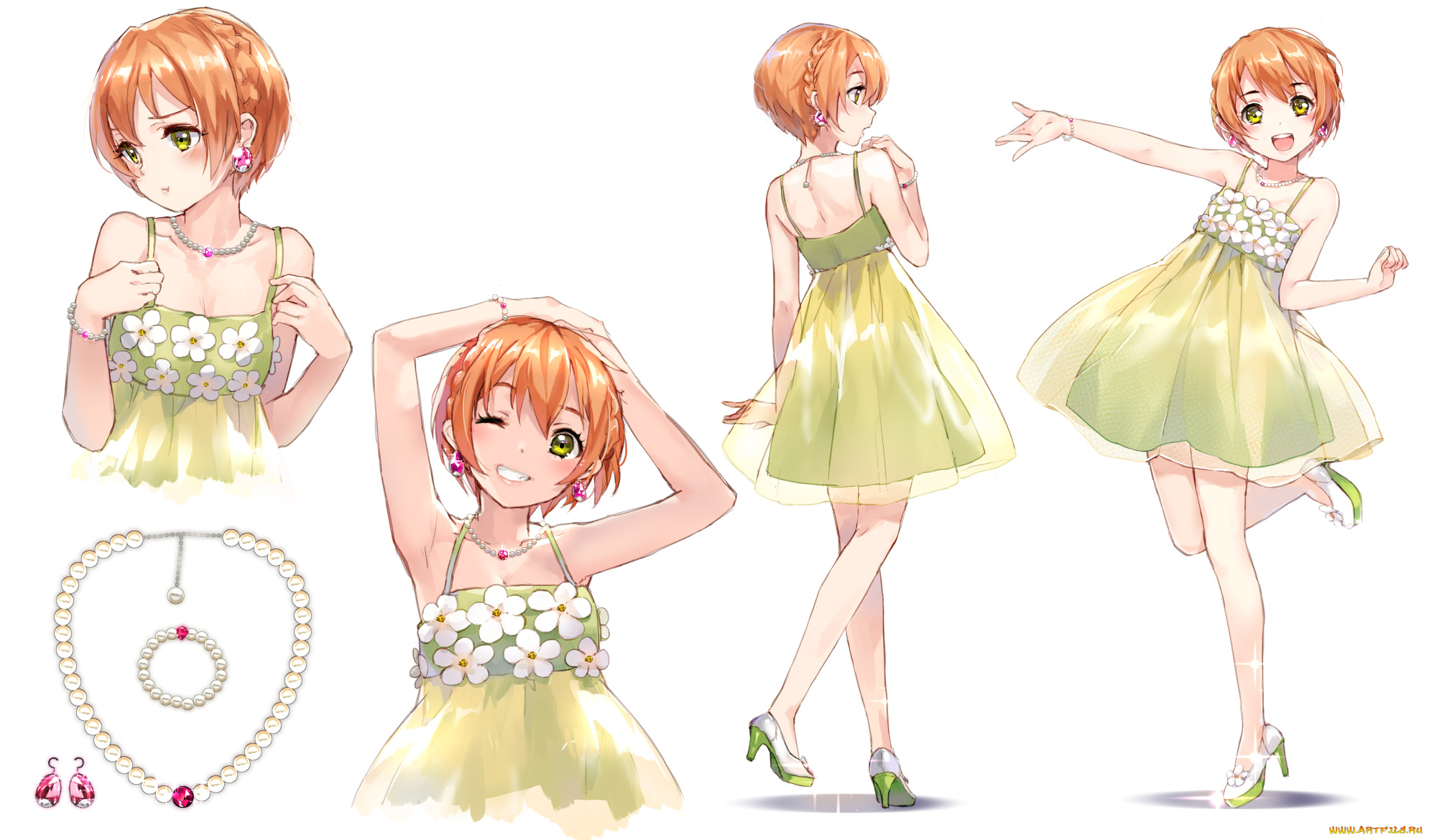 аниме, love, live, , school, idol, project, hoshizora, rin