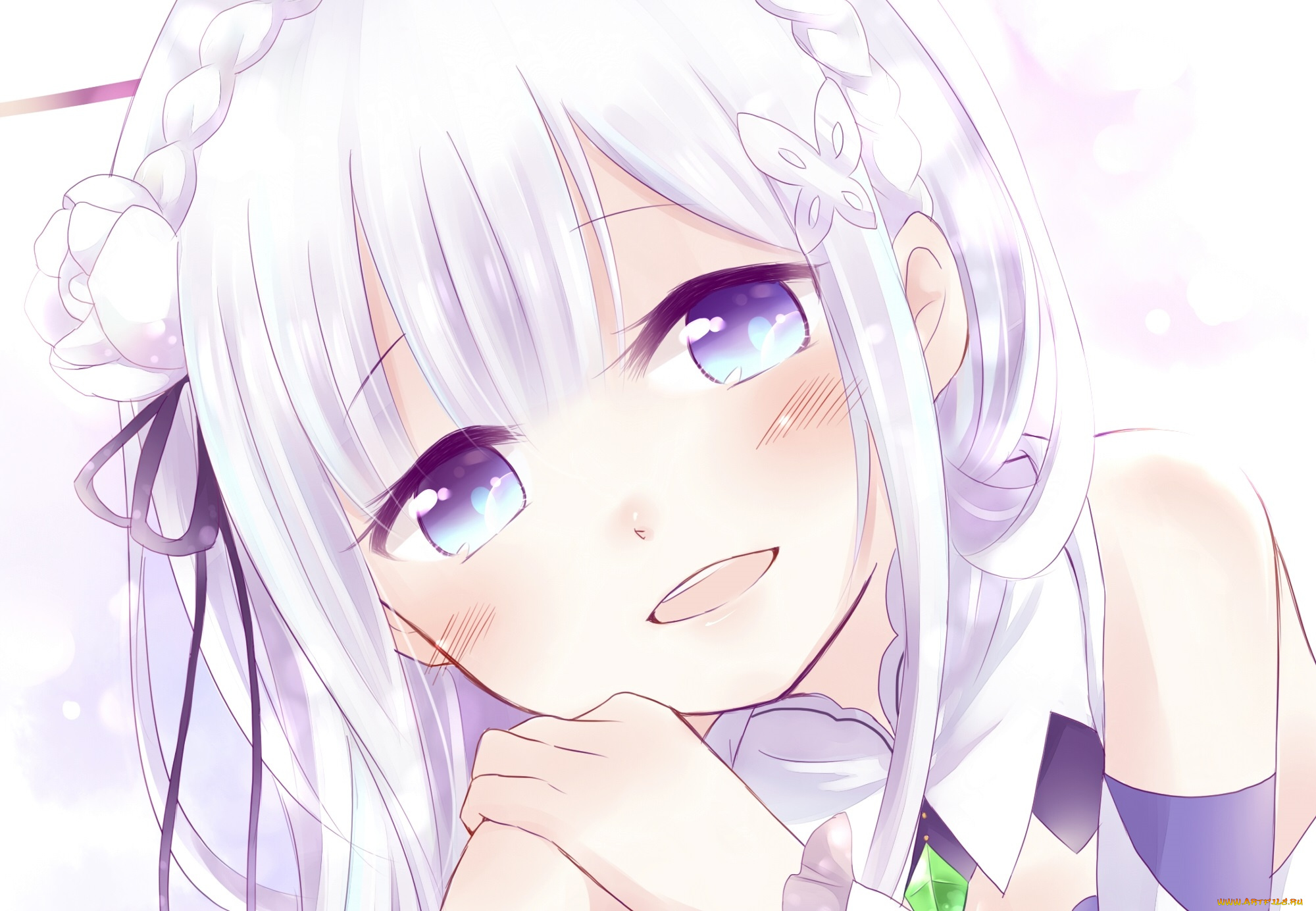 аниме, re, , zero, kara, hajimeru, isekai, seikatsu, эмилия