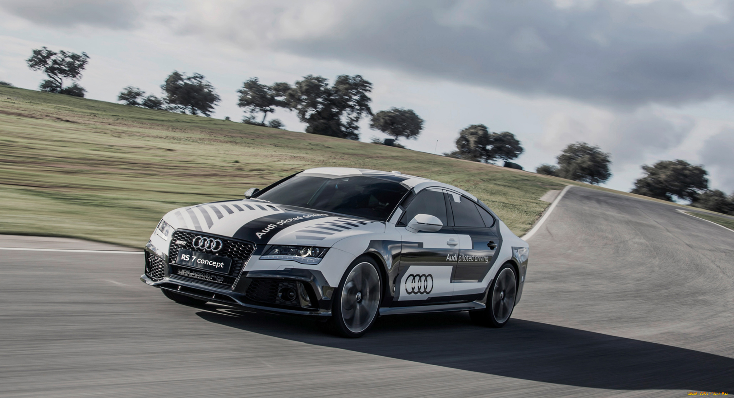 audi, rs7, , concept, 2014, автомобили, audi, concept, rs7, трасса, 2014