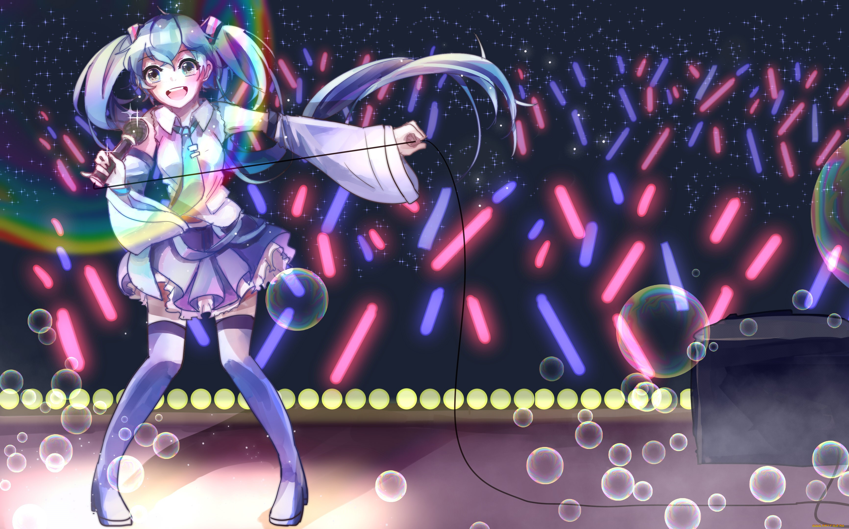 аниме, vocaloid, hatsune, miku