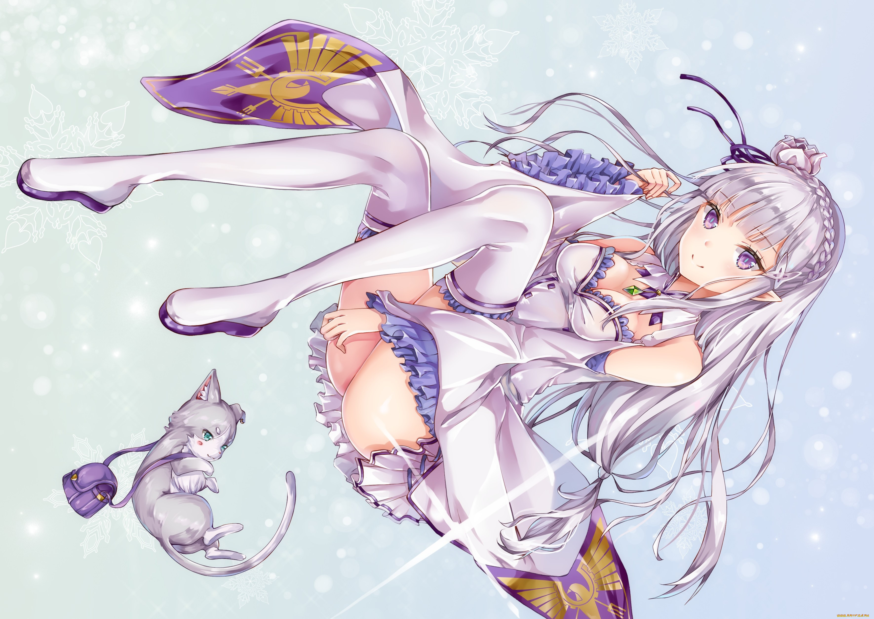 аниме, re, , zero, kara, hajimeru, isekai, seikatsu, emilia, pack
