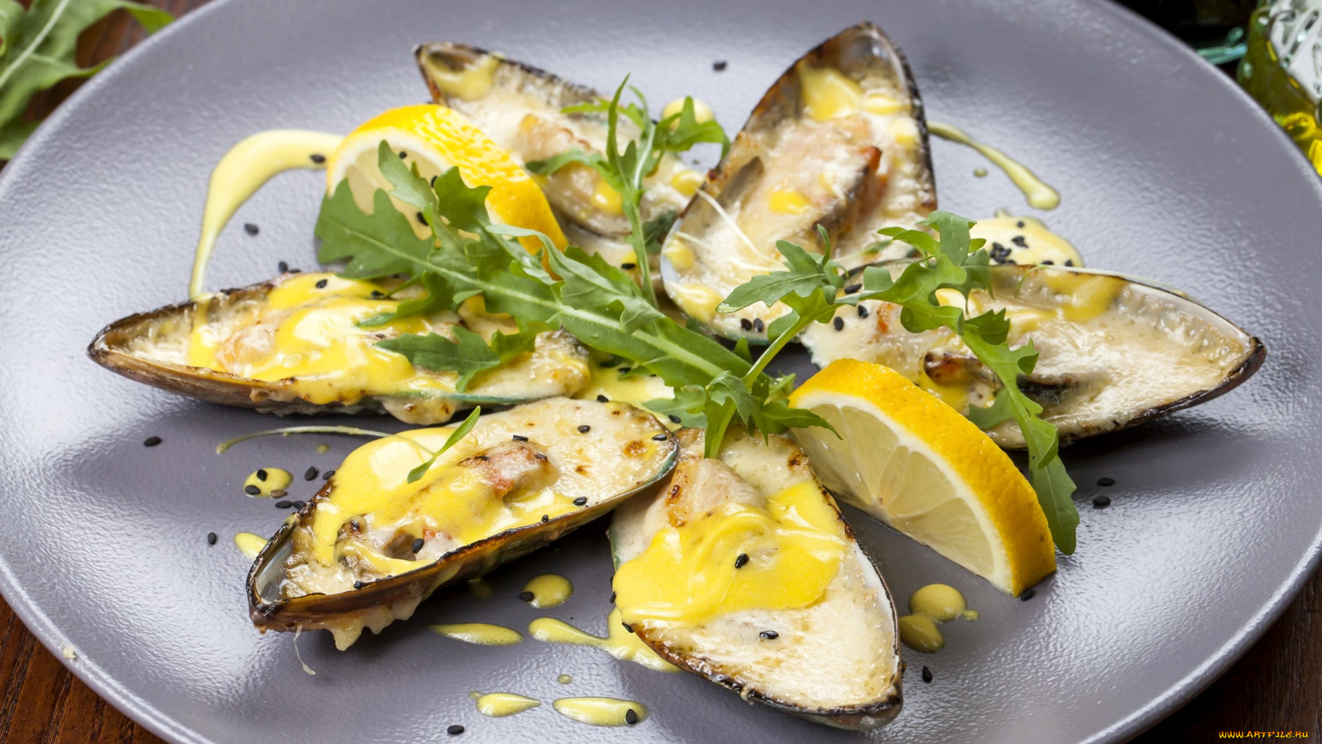 еда, рыба, , морепродукты, , суши, , роллы, устрицы, раковины, зелень, лимон