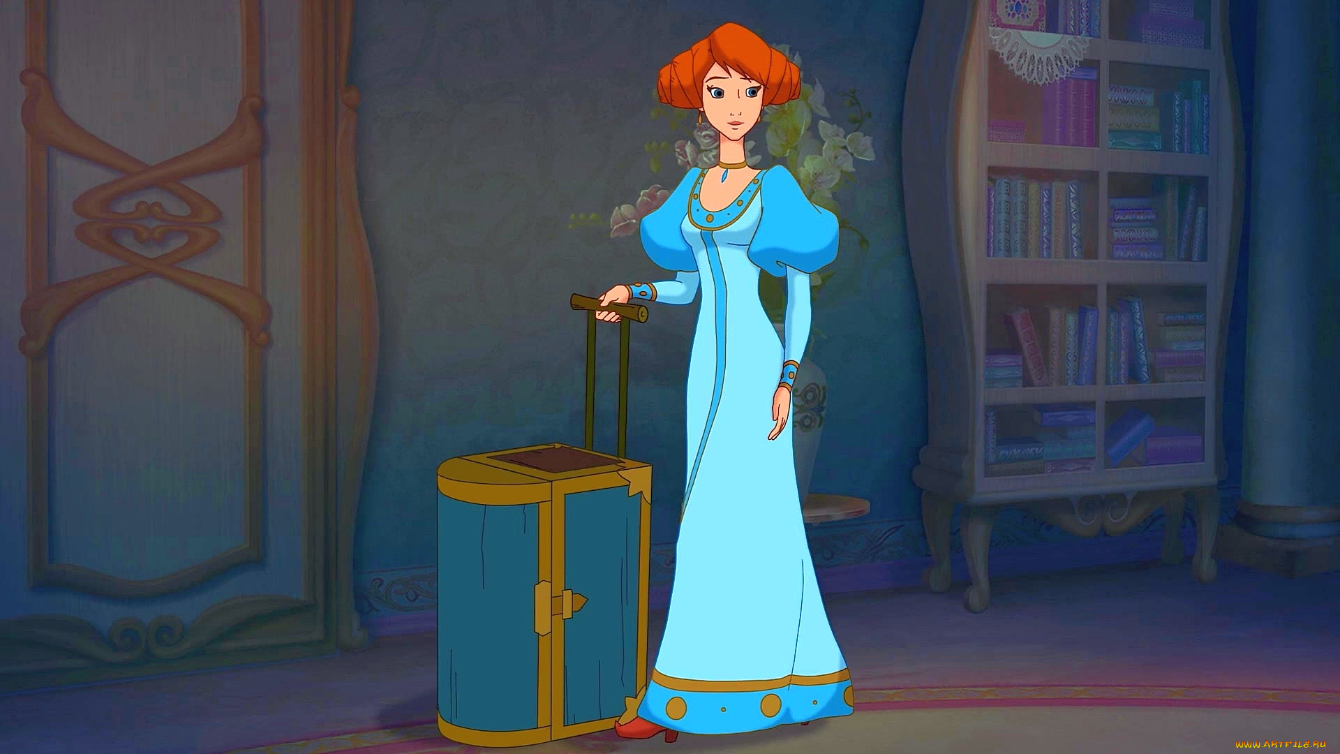 мультфильмы, иван, царевич, и, серый, волк, 2, девушка, чемодан, книга, царевна