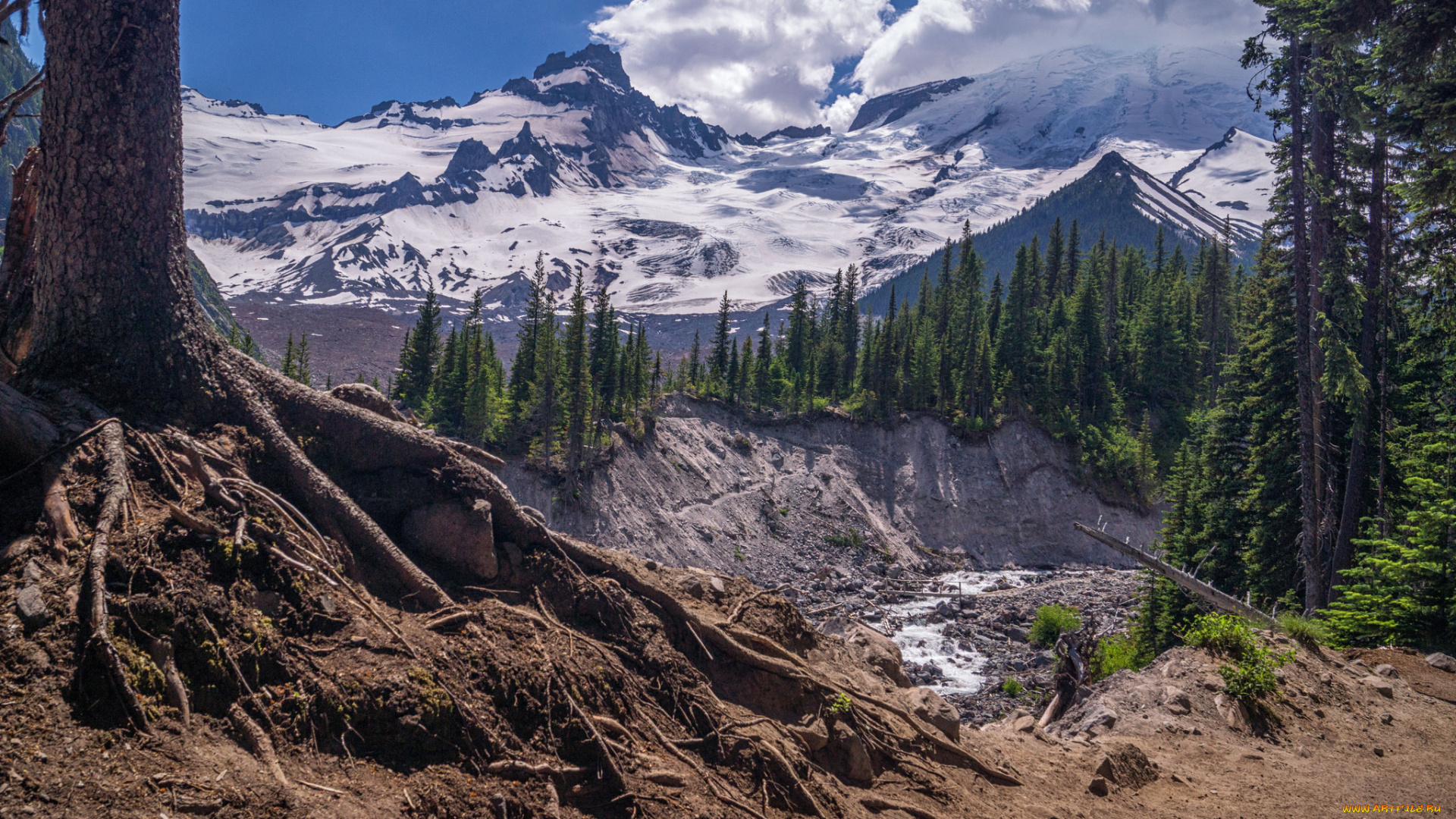 природа, горы, простор