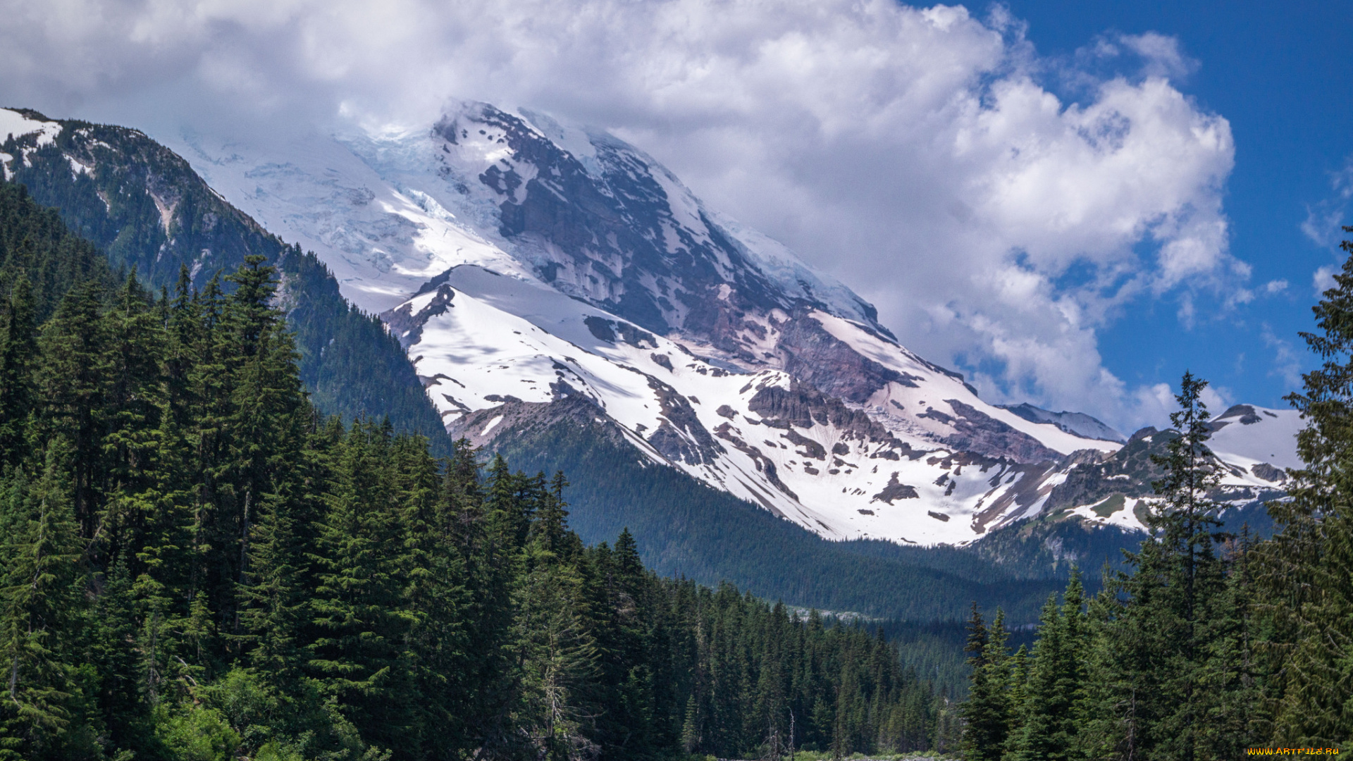 природа, горы, простор