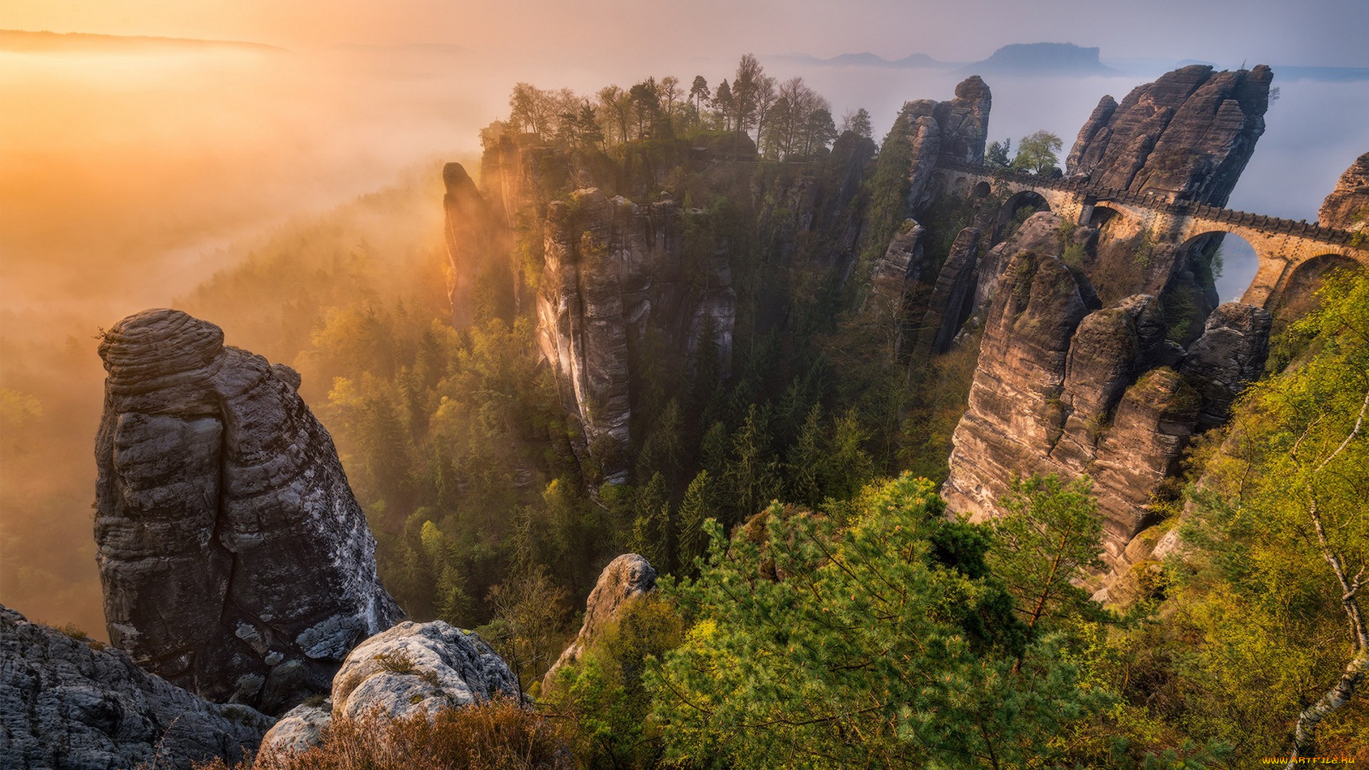 природа, горы, простор