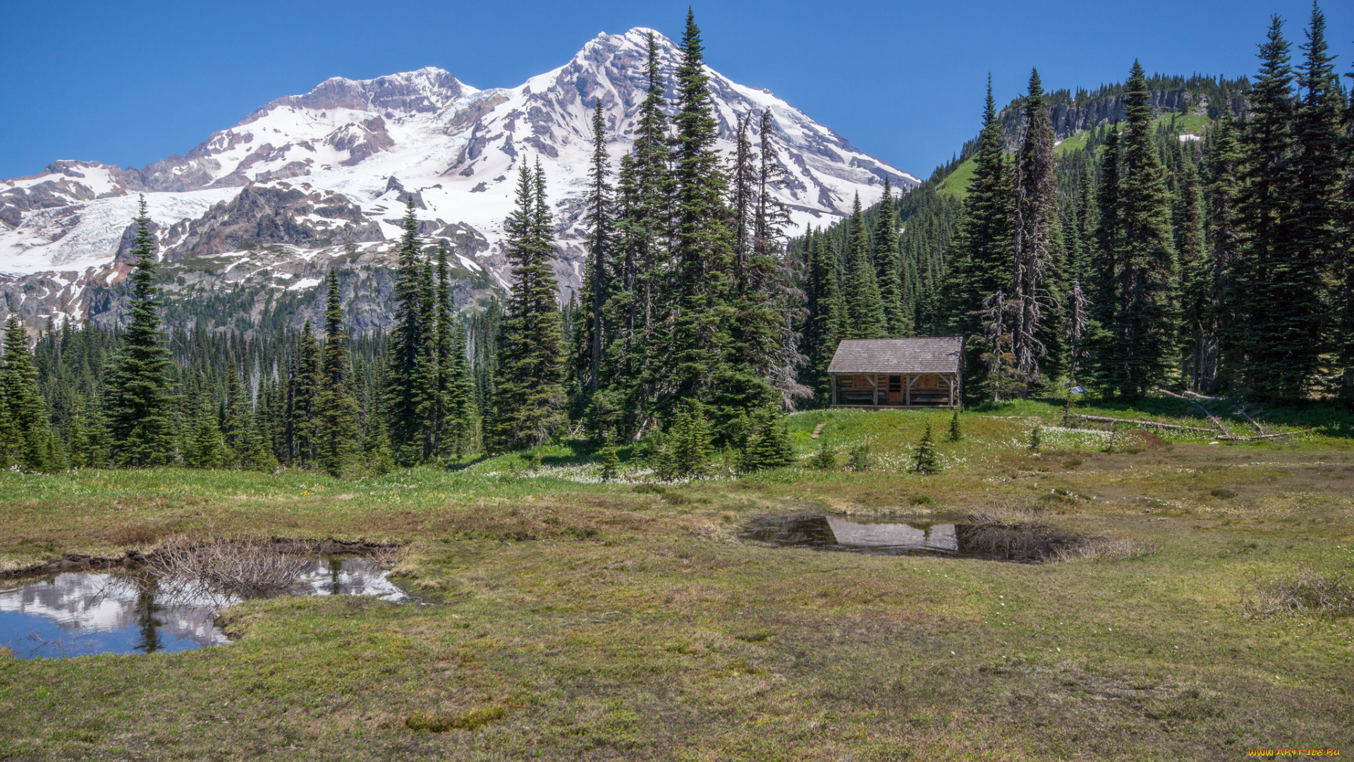 природа, горы, простор