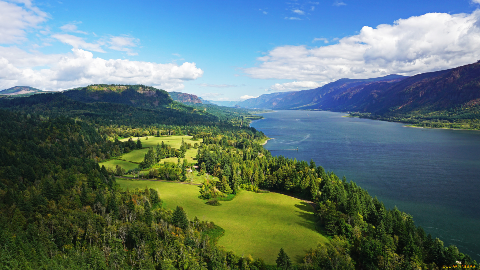 природа, реки, озера, простор