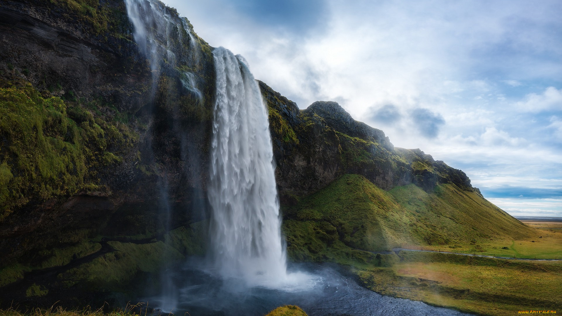 природа, водопады, простор