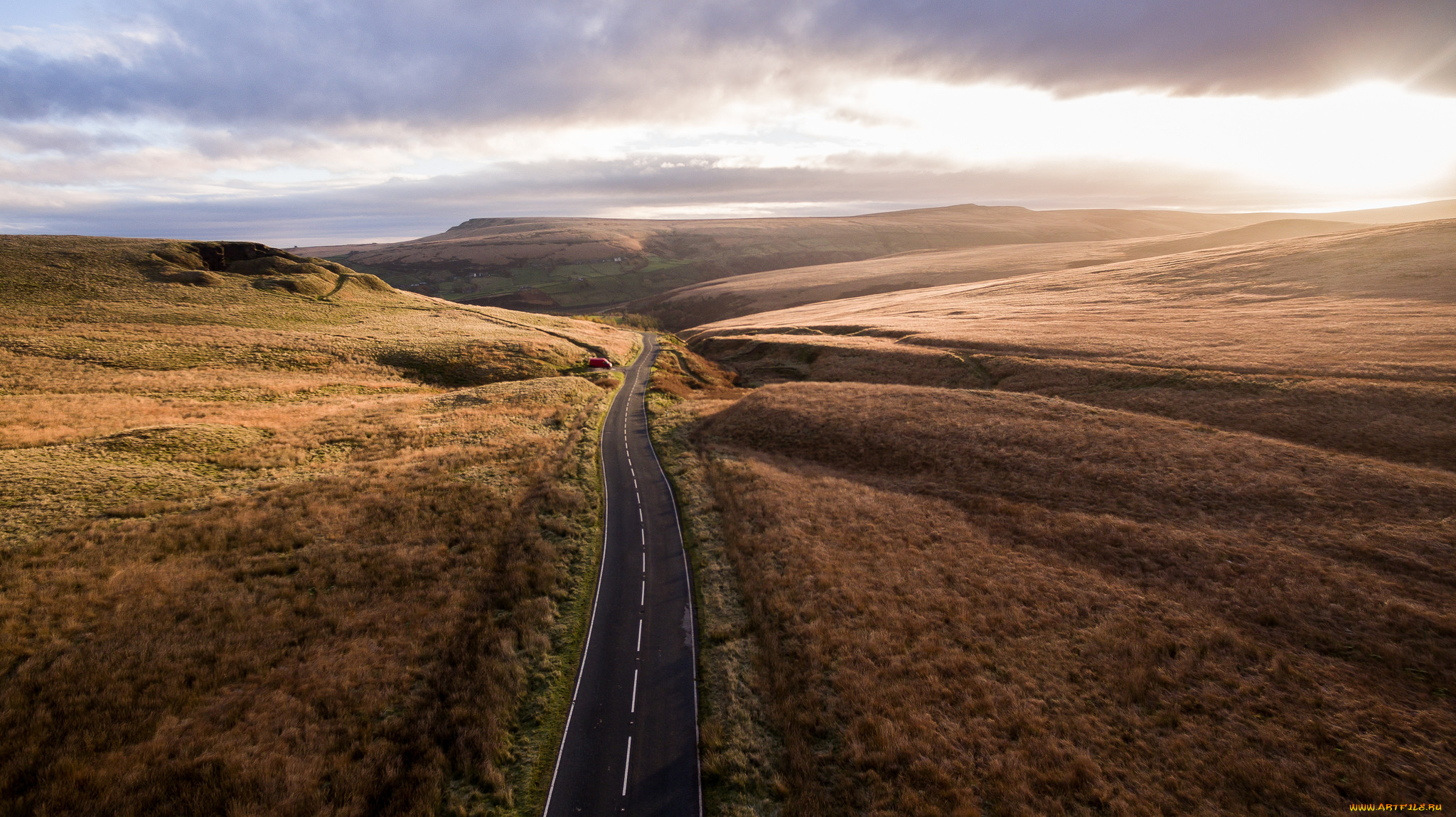 природа, дороги, простор