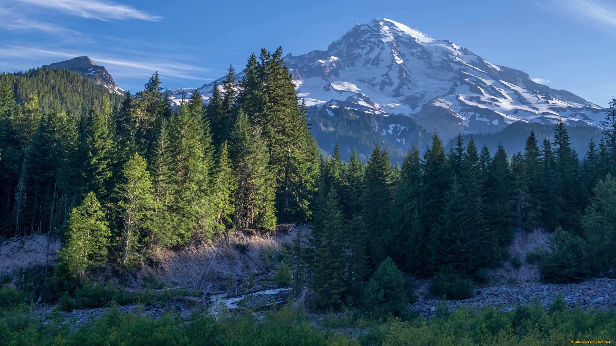 природа, горы, простор